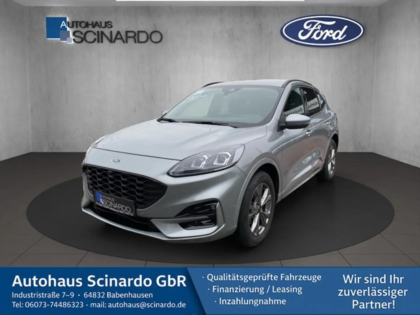 Ford Kuga 2.0 EcoBlue ST-Line 4x4 *NAVI*iACC*HUD*RFK* Grau - 1