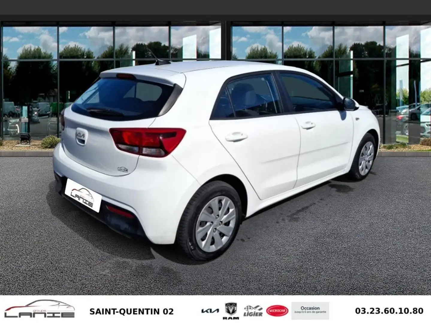 Kia Rio 1.2 DPi 84ch BVM5 Motion Blanc - 2