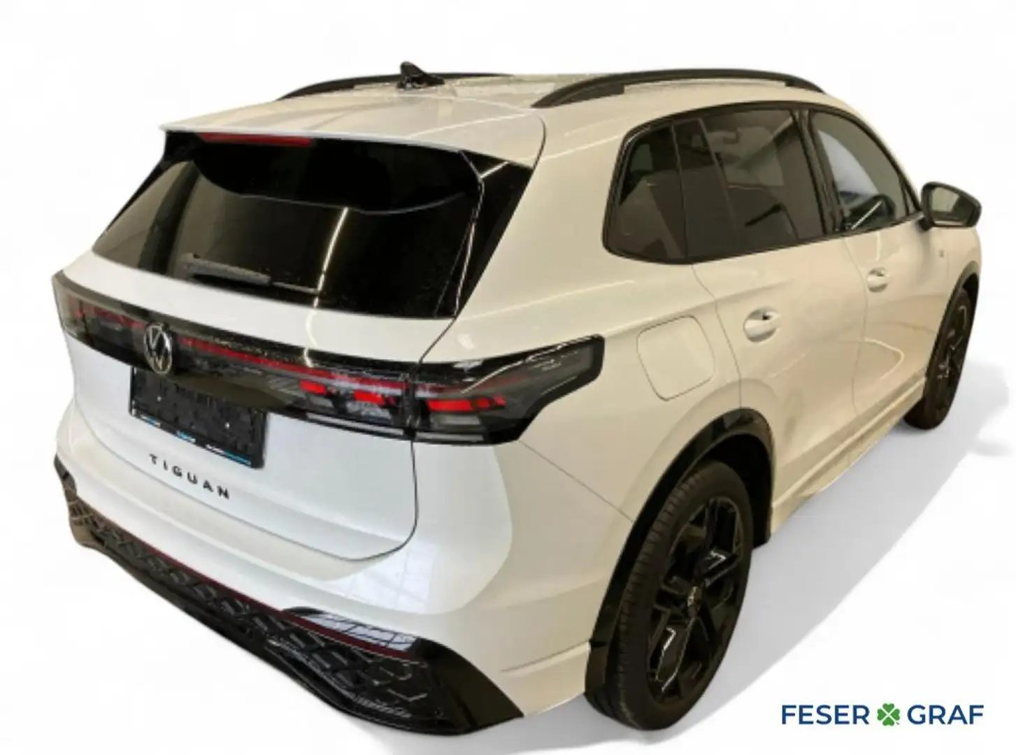 Volkswagen Tiguan 1.5 eTSI R-Line DSG/LED/Area View/Sitz.-Lenkradhzg Weiß - 2