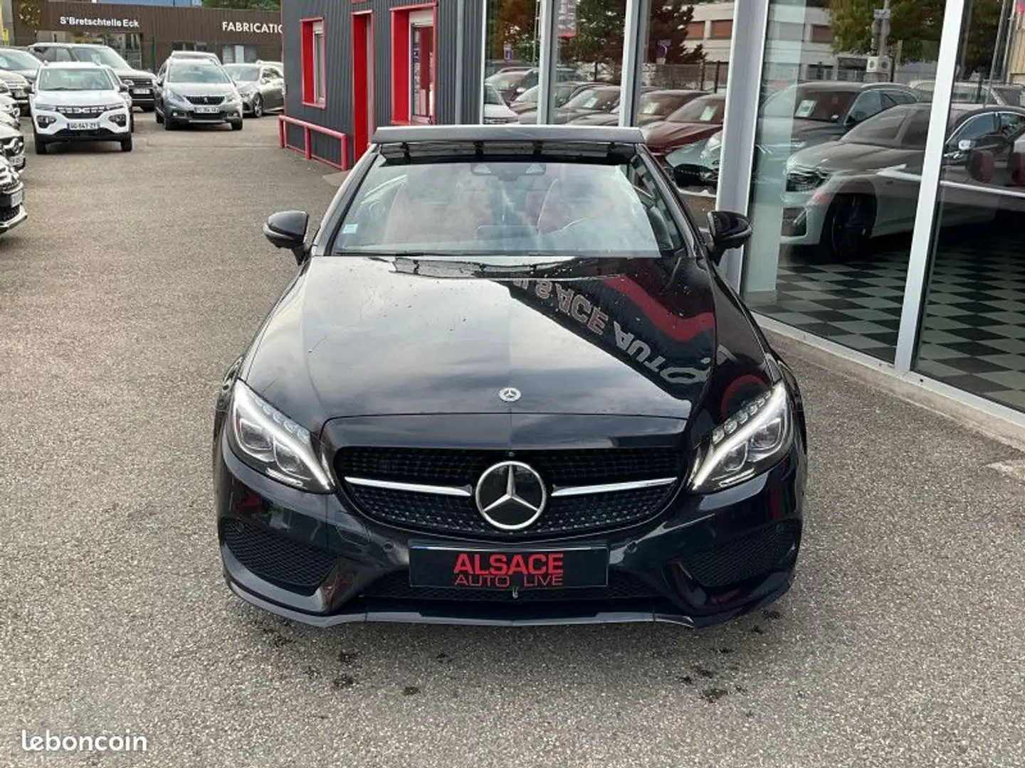 Mercedes-Benz C 300 Mercedes CABRIOLET 300 245CH NIGHT EDITION 9G-TRONIC Schwarz - 2