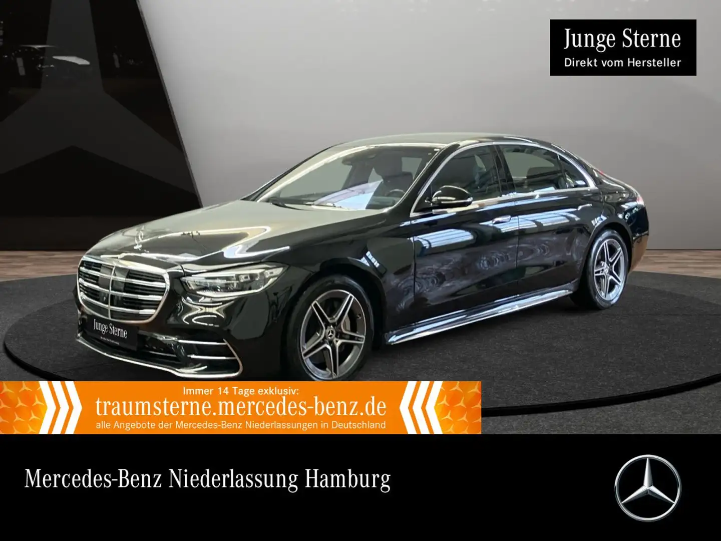 Mercedes-Benz S 500 L 4M AMG+PANO+DIGITAL-L+BURMESTER3D+19"+TV Nero - 1