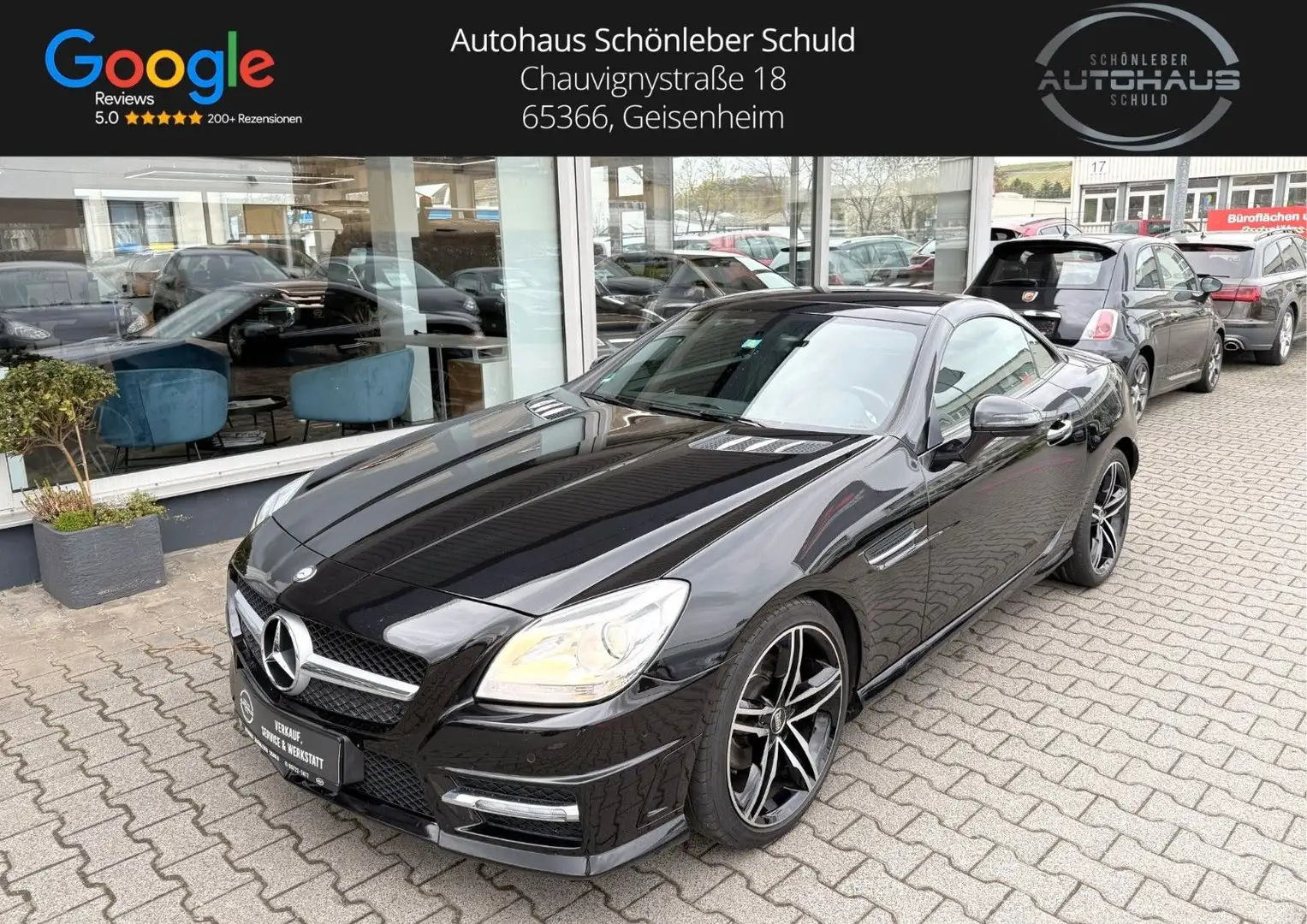 Mercedes-Benz SLK 200 Cabrio/Roadster *NAVI*SITZH*AIRSCARF* Negro - 1