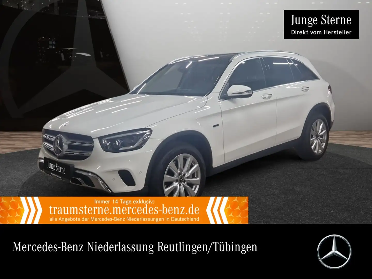 Mercedes-Benz GLC 300 e 4M PANO+360+MULTIBEAM+SPUR+TOTW+KEYLESS Weiß - 1