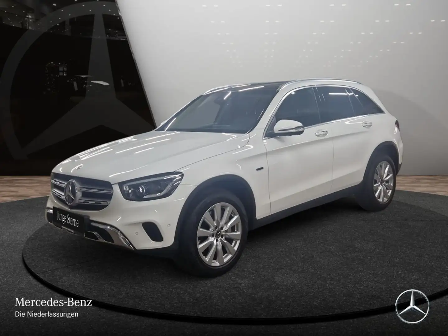 Mercedes-Benz GLC 300 e 4M PANO+360+MULTIBEAM+SPUR+TOTW+KEYLESS Weiß - 2