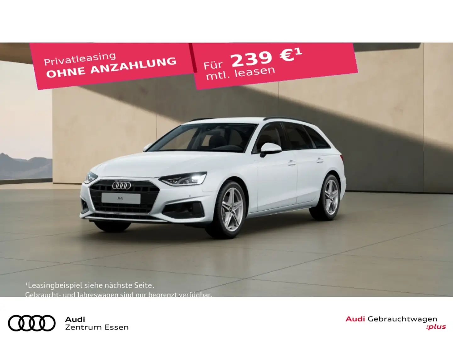 Audi A4 Avant 35 TFSI 6-GANG LED NAV PLUS APP PDC   MUFU Weiß - 1
