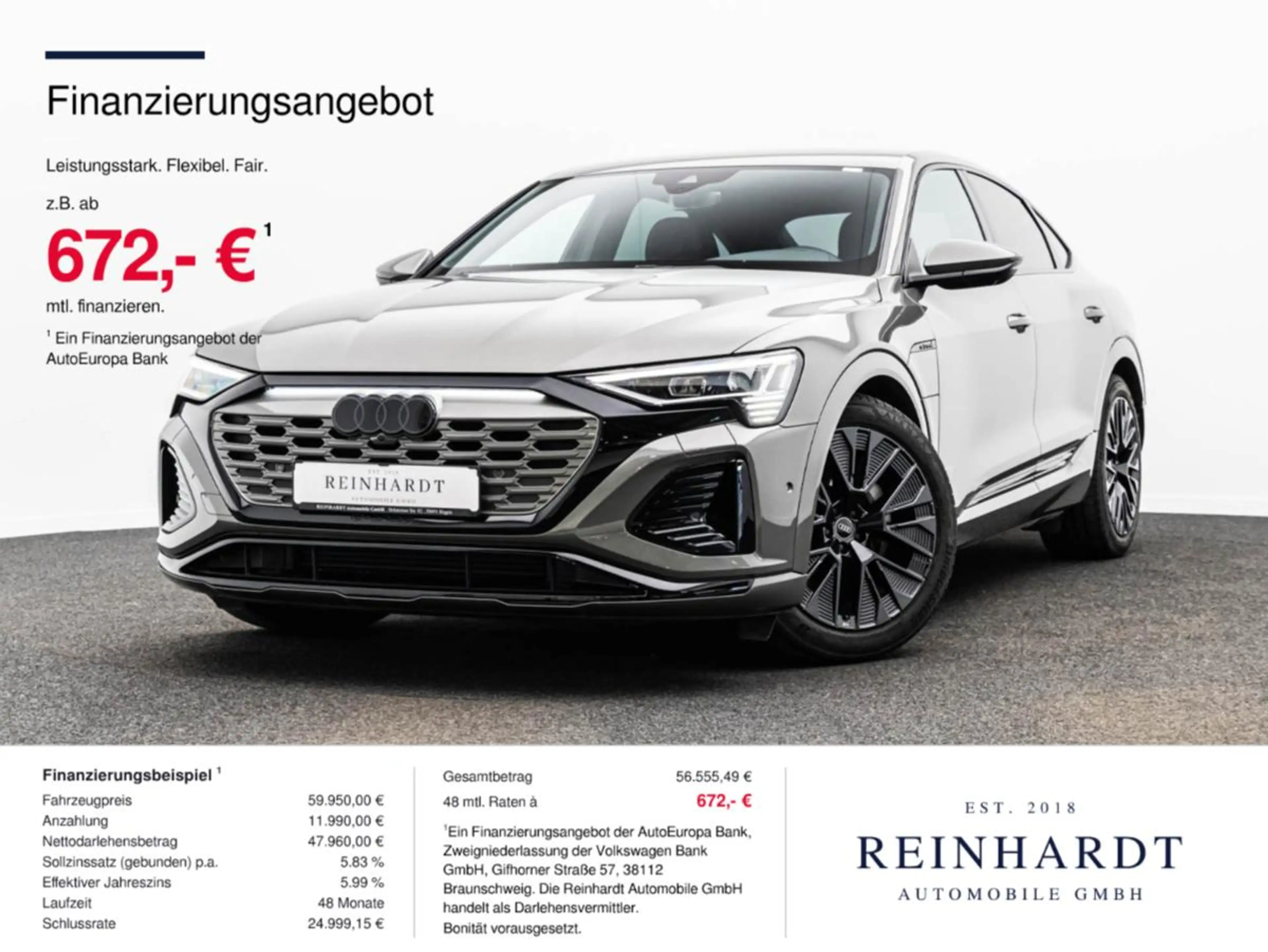 Audi Q8 e-tron SPORTBACK 55 2x S LINE BLACK/MTRIX/ACC