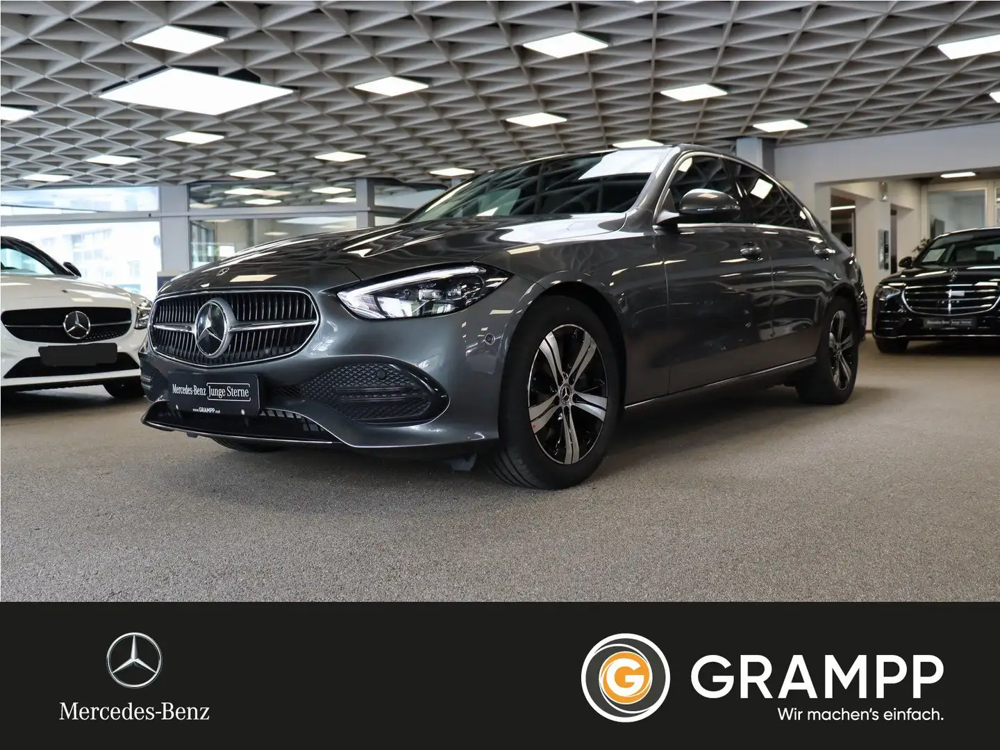 Mercedes-Benz C 220 d Avantgarde-Advanced/AHK/Kamera/LED/MBUX Grau - 1