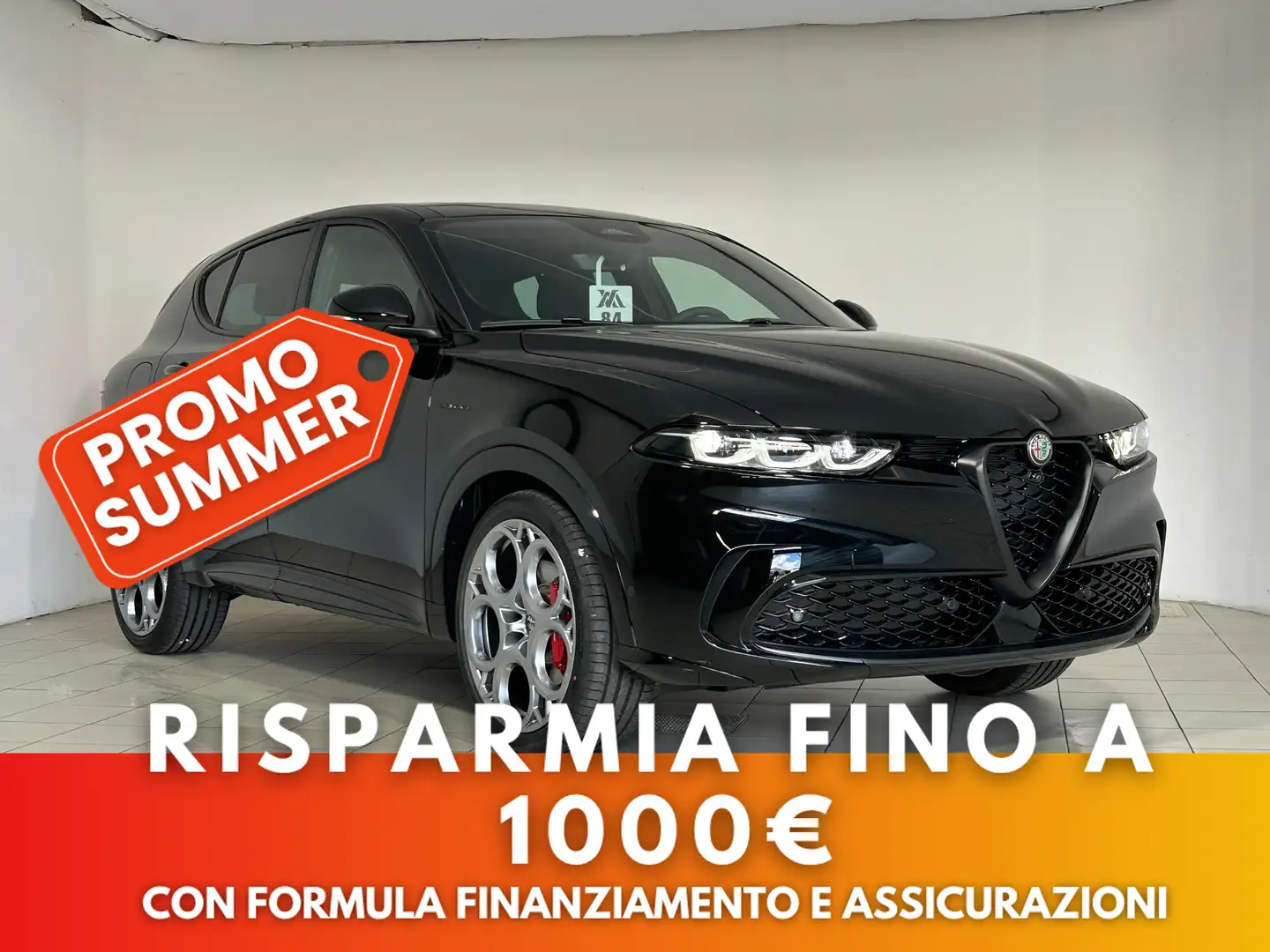 Alfa Romeo Tonale Veloce + tetto apribile 130cv Schwarz - 1