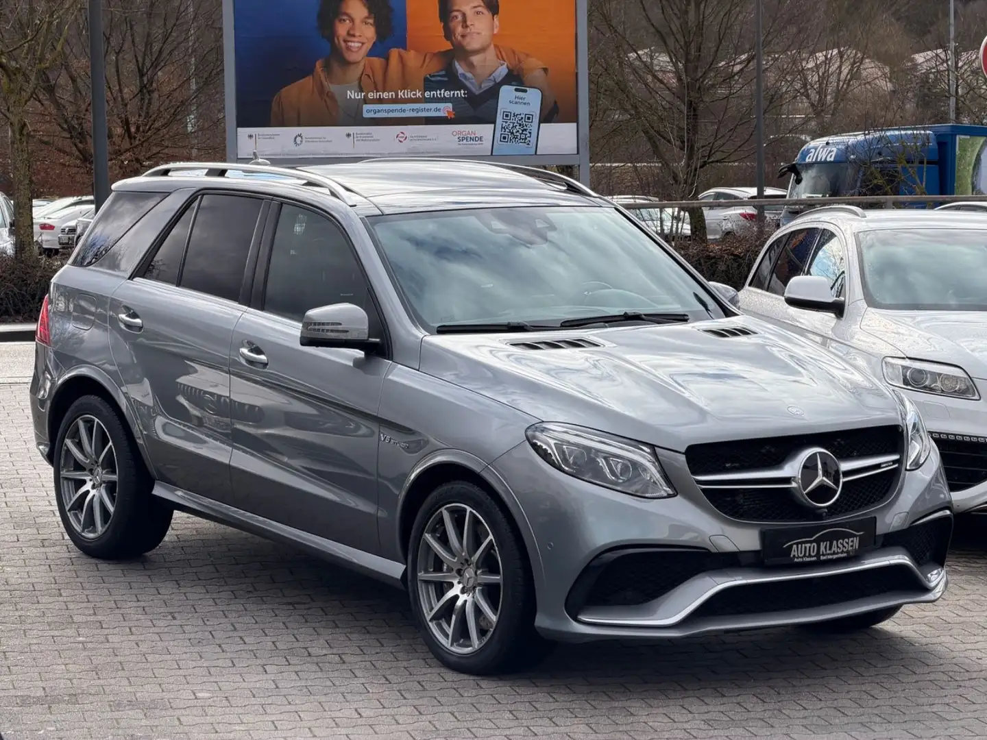 Mercedes-Benz GLE 63 AMG 4Matic/Deutsch/360°/Vollausstattung Silber - 1