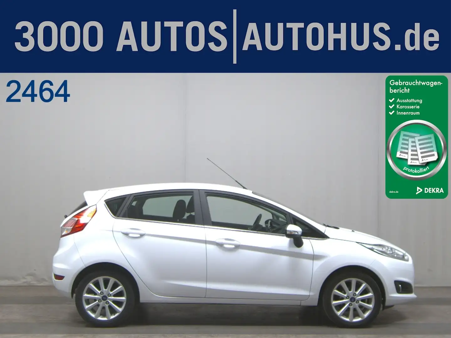 Ford Fiesta 1.0 EcoBoost Titanium Fernlichtass. SHZ White - 1