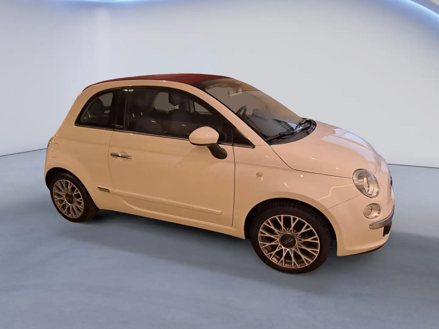 Fiat 500C 500 C 1.2 Lounge PRONTA CONSEGNA CON CAPOTTA ROSS Blanco - 1