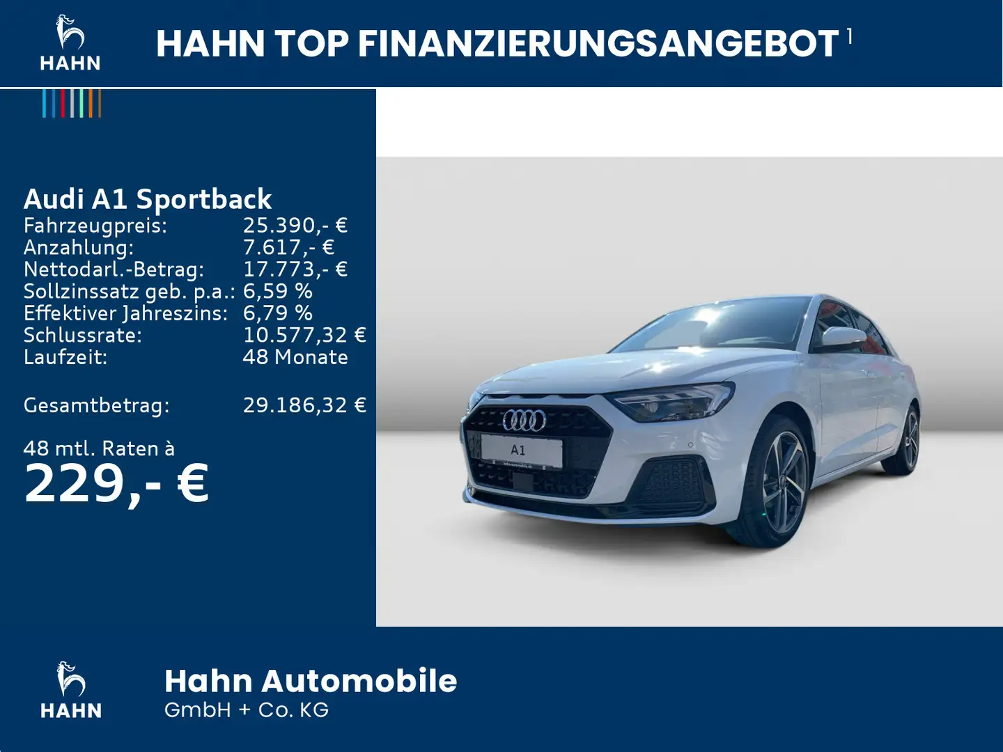 Audi A1 Audi A1 Sportback advanced 25 TFSI 95 PS Weiß - 2
