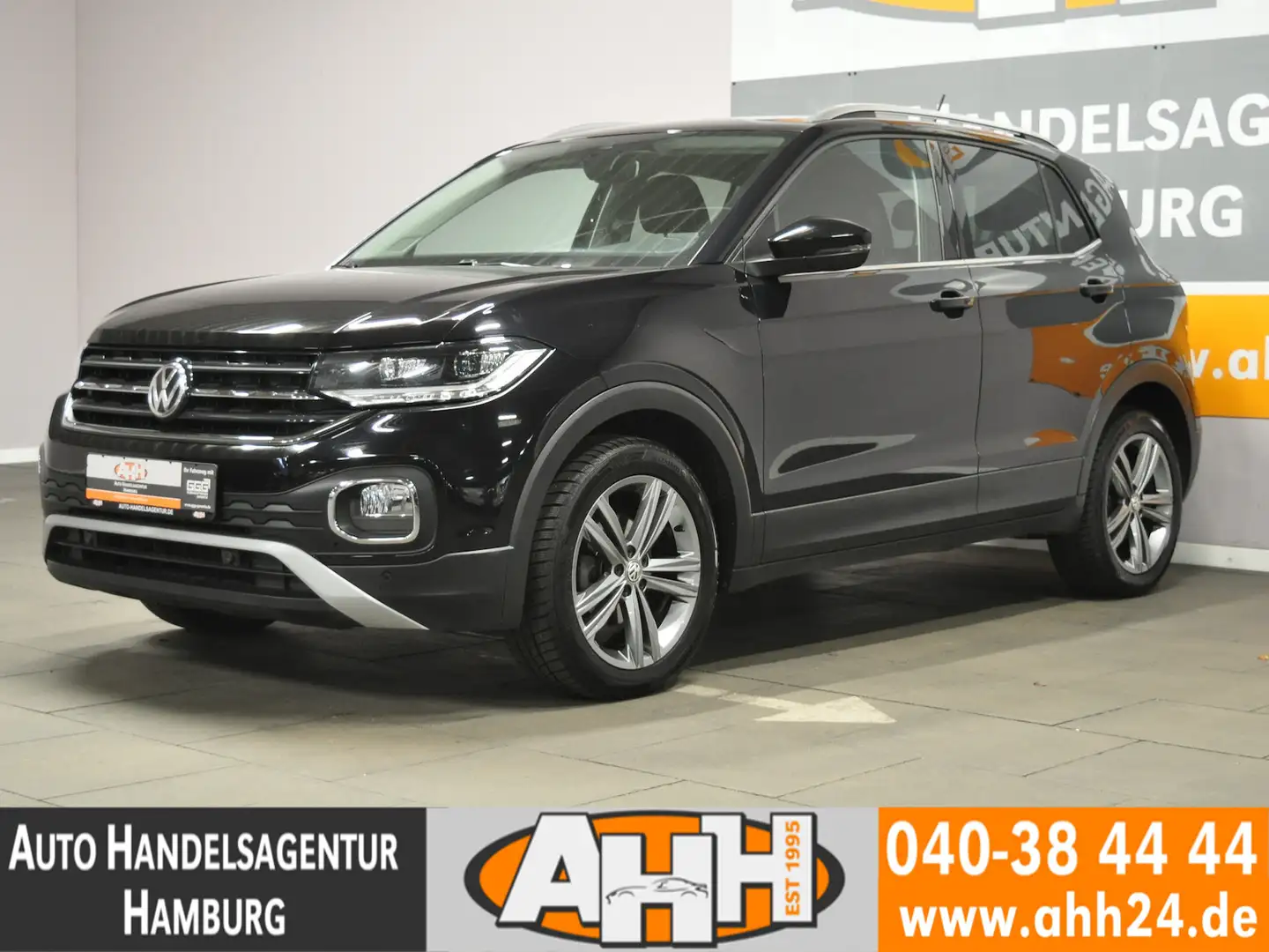 Volkswagen T-Cross 1.6 TDI STYLE AUT NAV|LED|KAM|DAB|AHK|2H Schwarz - 1