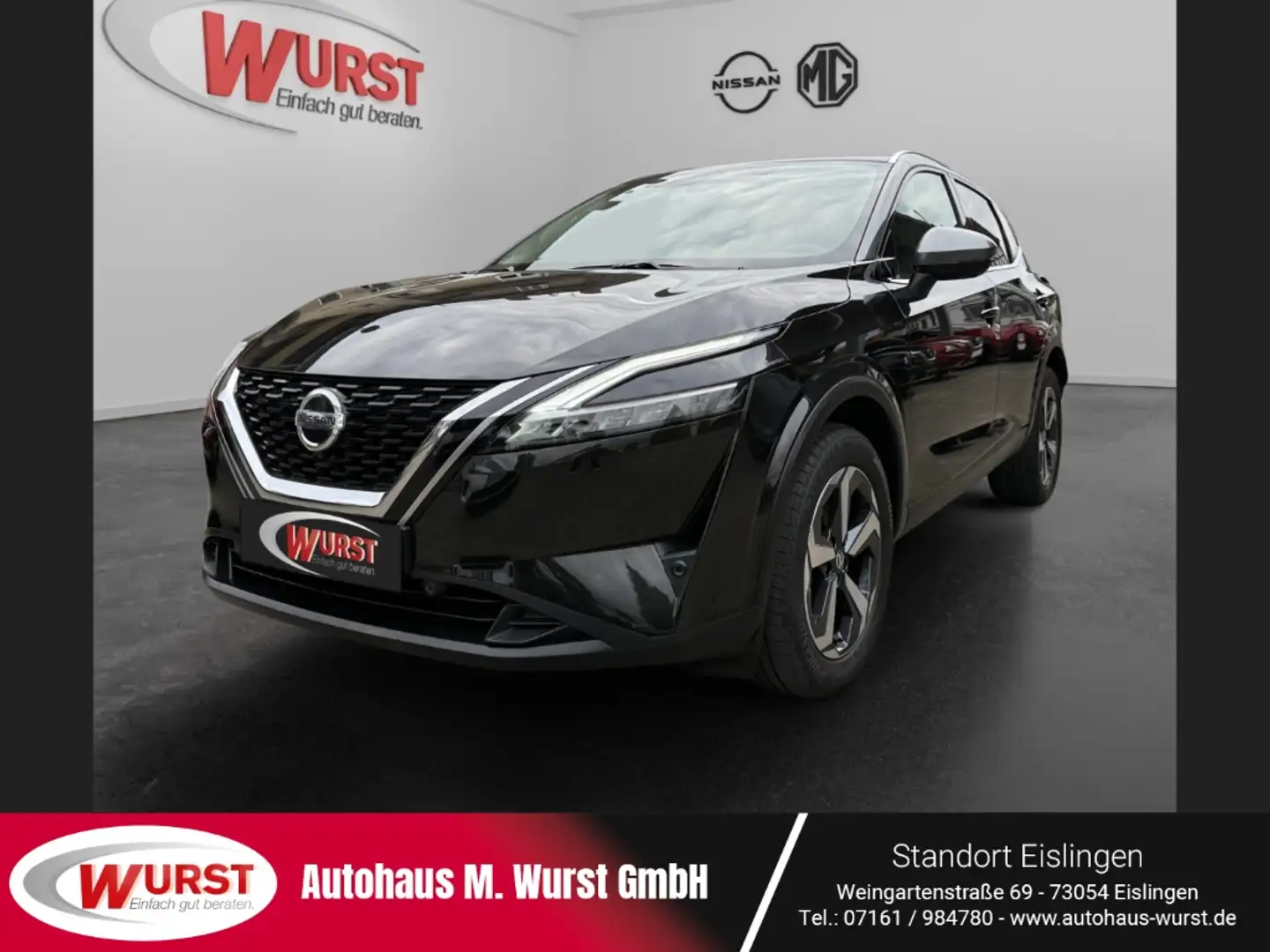 Nissan Qashqai Premiere Edition 1.3 DIG-T 360 Grad Kamera Navigat Schwarz - 1