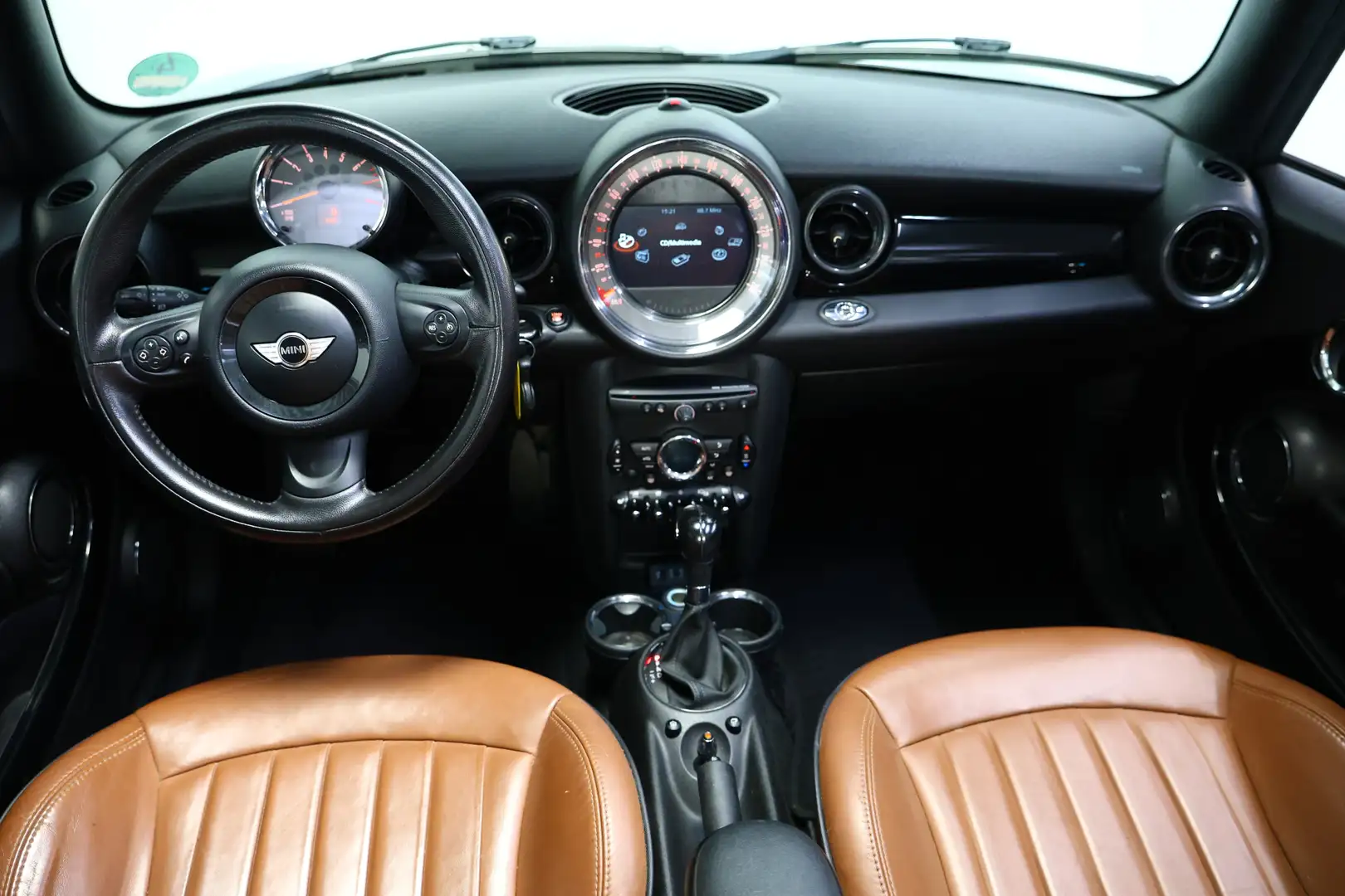 MINI Cooper Cabrio 1.6 AUTOMAAT Chili LEDER NAVI BT STOELVW PDC '15 Marrón - 2