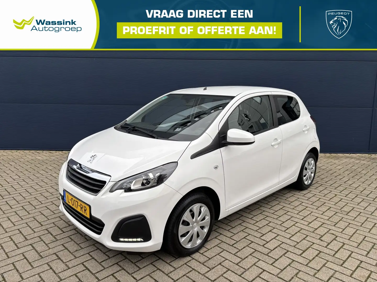 Peugeot 108 1.0 e-VTi 72pk 5D Active | Airco | Parkeercamera | Wit - 1