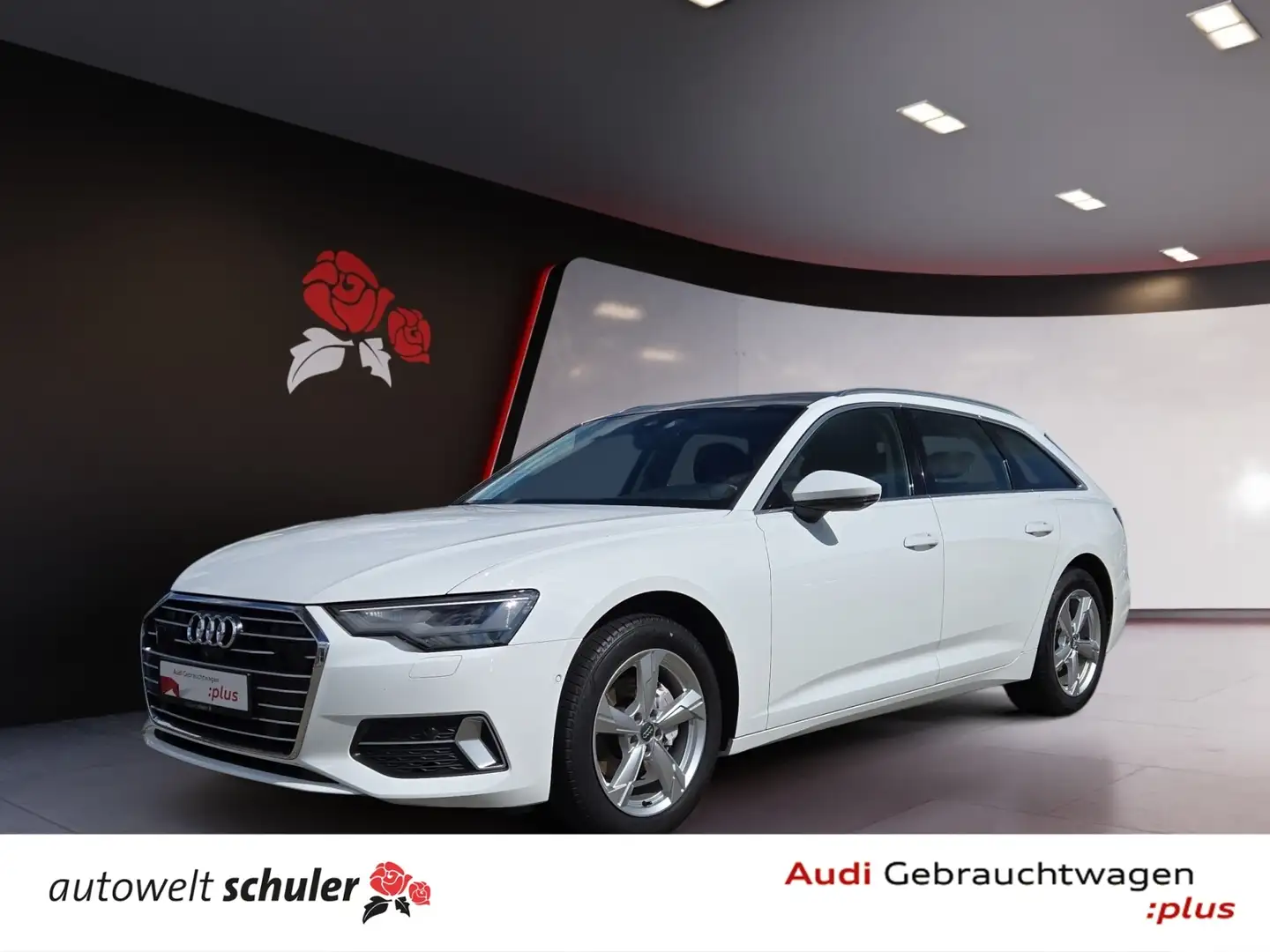 Audi A6 Avant 40 2.0 TDI sport AHK Pano LED RFK ASI ACC S Weiß - 1