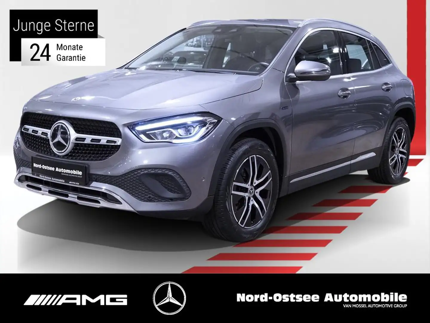 Mercedes-Benz GLA 250 e PROGRESSIVE PARKPAKT LED DAB NAVI SITZ Grau - 1