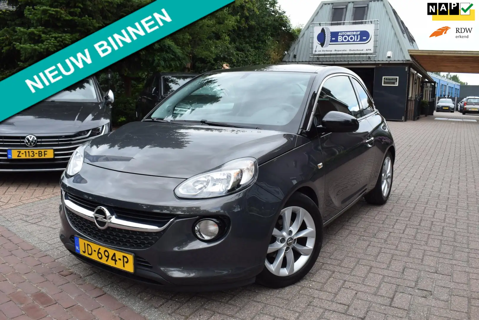 Opel Adam 1.0 Turbo Jam Favourite AIRCO/CRUISE/BLUETOOTH/NL- Grijs - 1