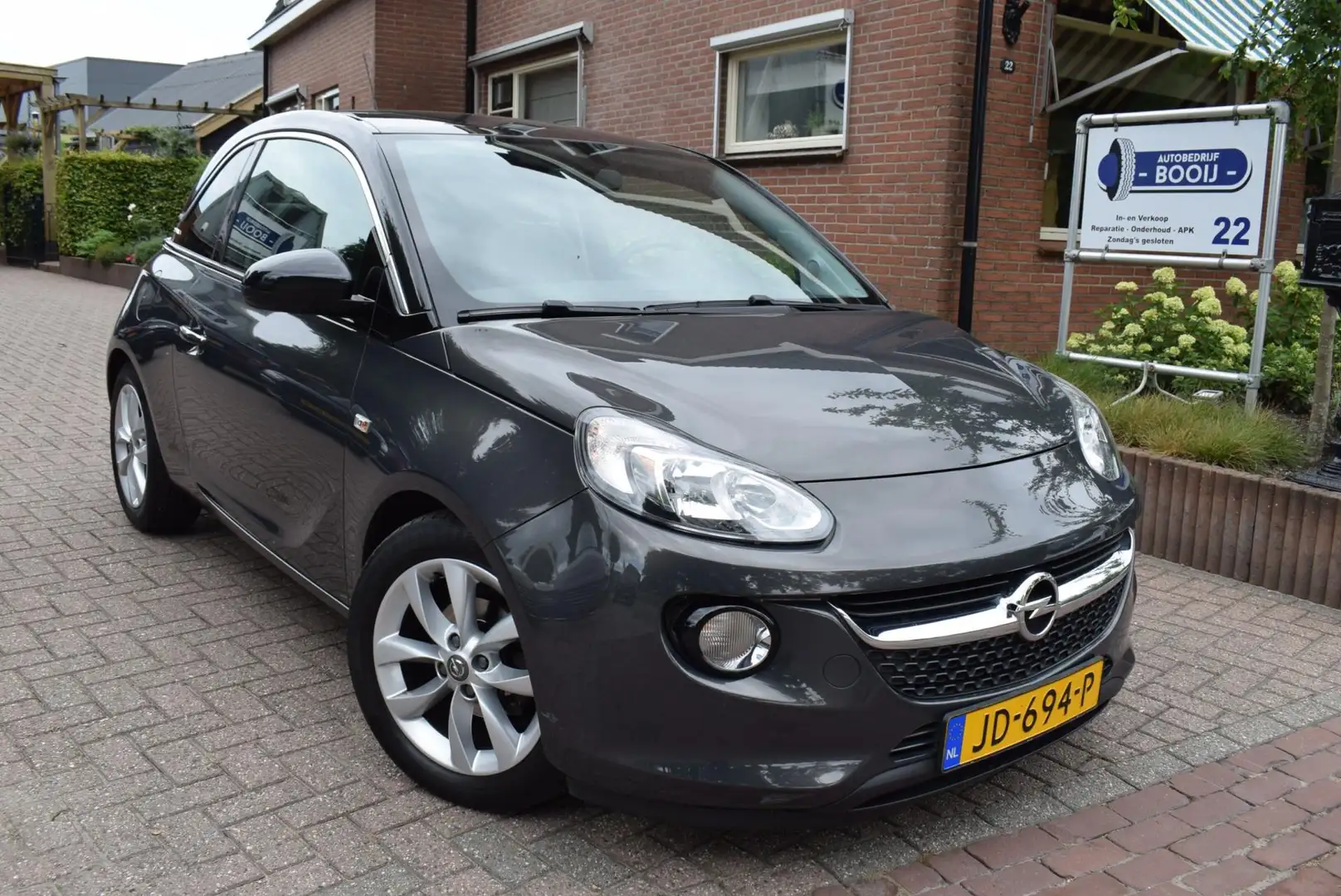 Opel Adam 1.0 Turbo Jam Favourite AIRCO/CRUISE/BLUETOOTH/NL- Grijs - 2