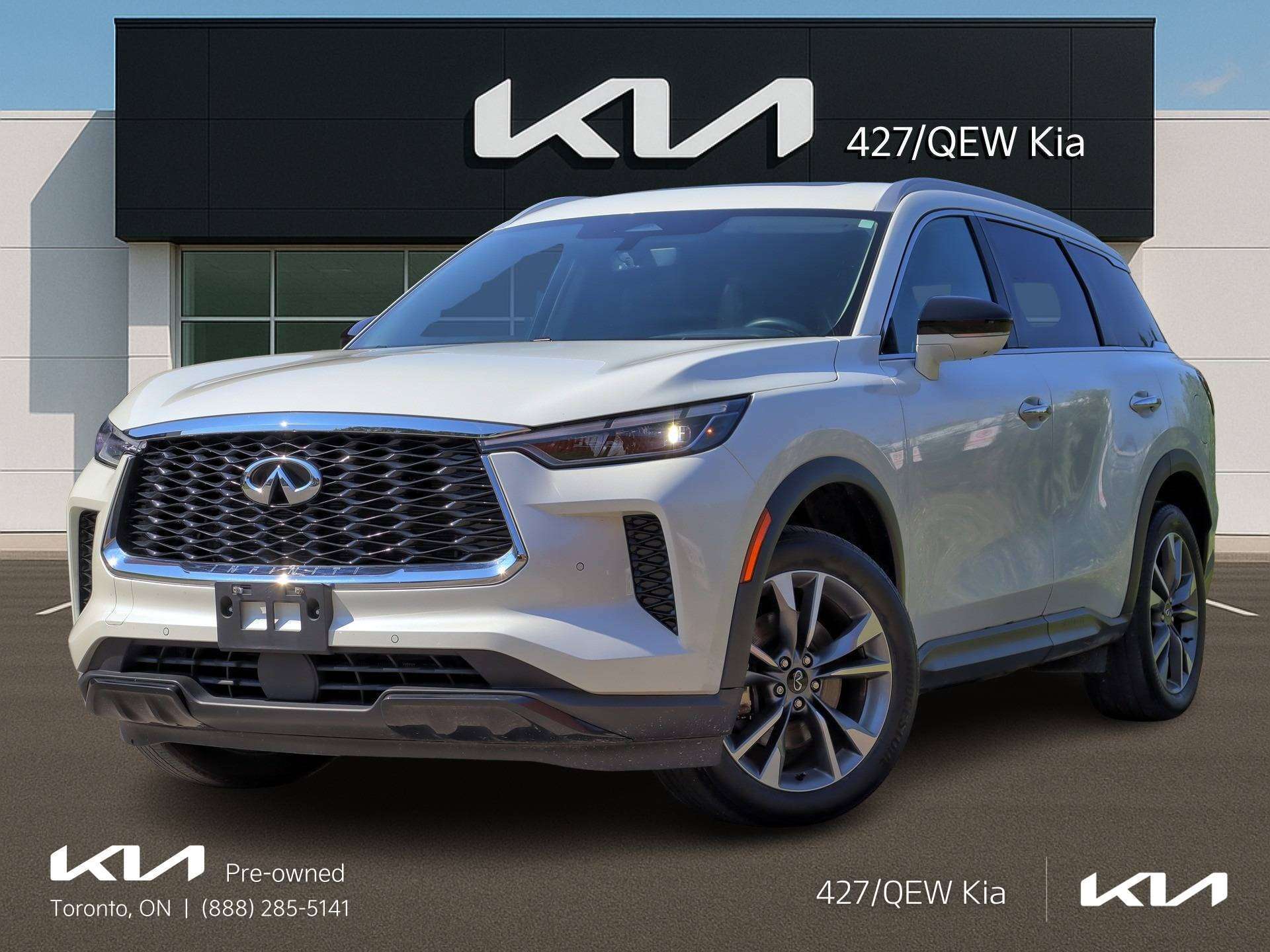 White 2024 INFINITI QX60 SUV / Crossover All-Wheel Drive 9-Speed Automatic