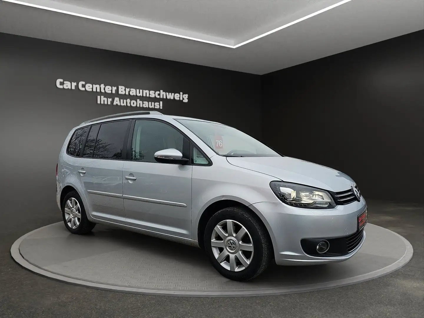 Volkswagen Touran 2.0 TDI DSG Highline+Navi+Multi Silber - 2