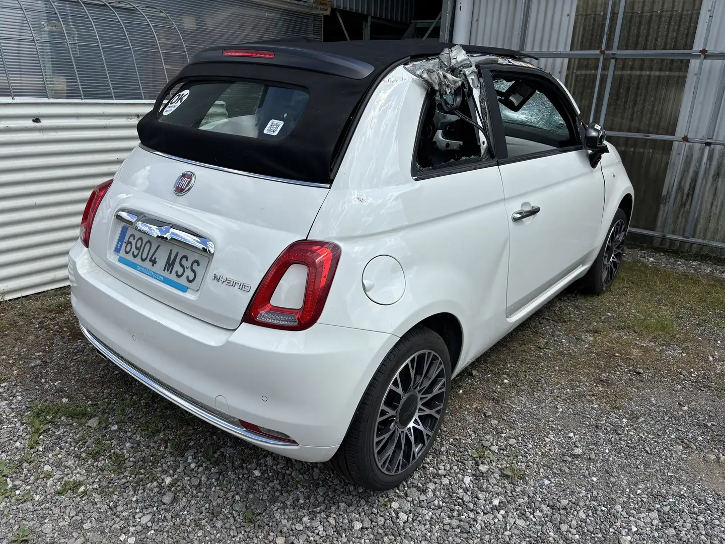 Fiat 500C 500 C 1.0 Hybrid Weiß - 1
