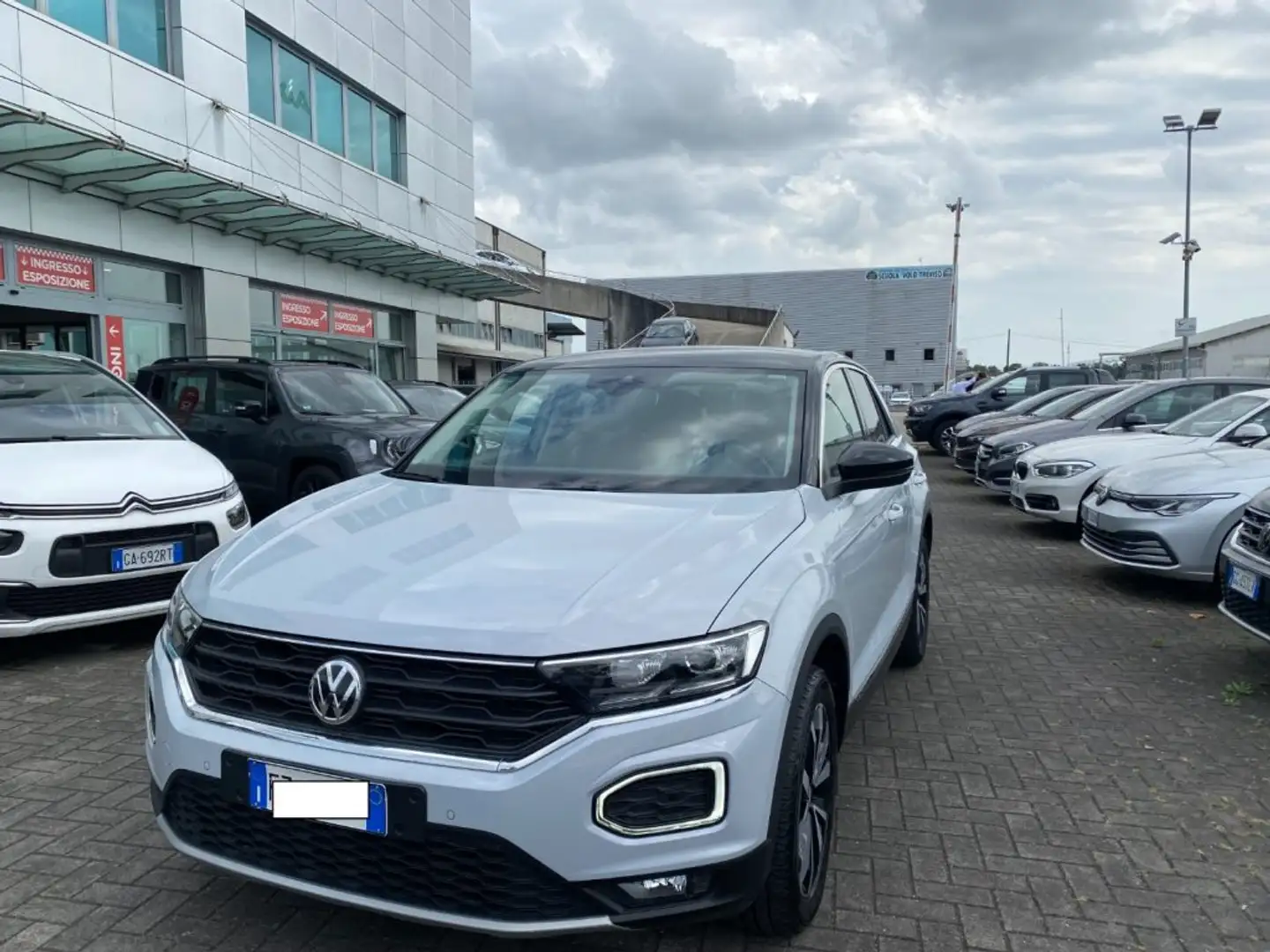 Volkswagen T-Roc 1.0 TSI 115 CV Style bicolore Weiß - 2