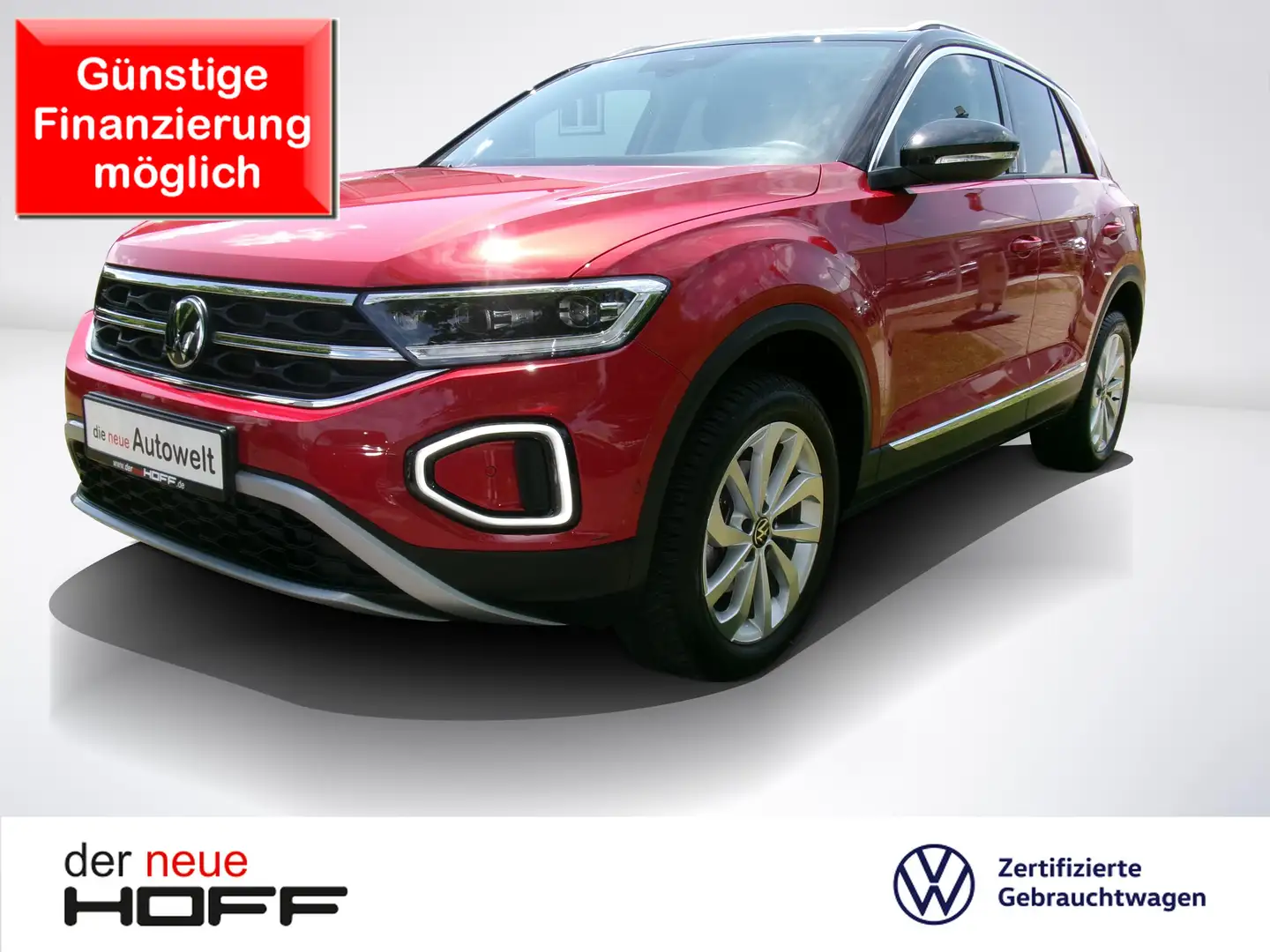 Volkswagen T-Roc 1.5 TSI DSG Style Standh Kamera Navi ACC SHZ Allwe Rot - 1