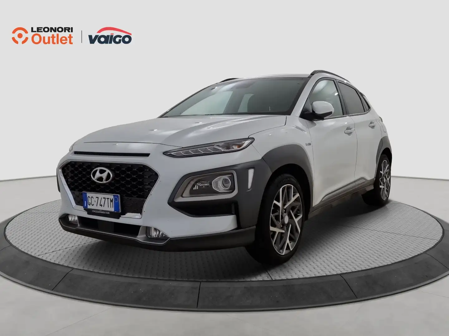 Hyundai KONA 1.6 HEV Exellence Blanc - 1