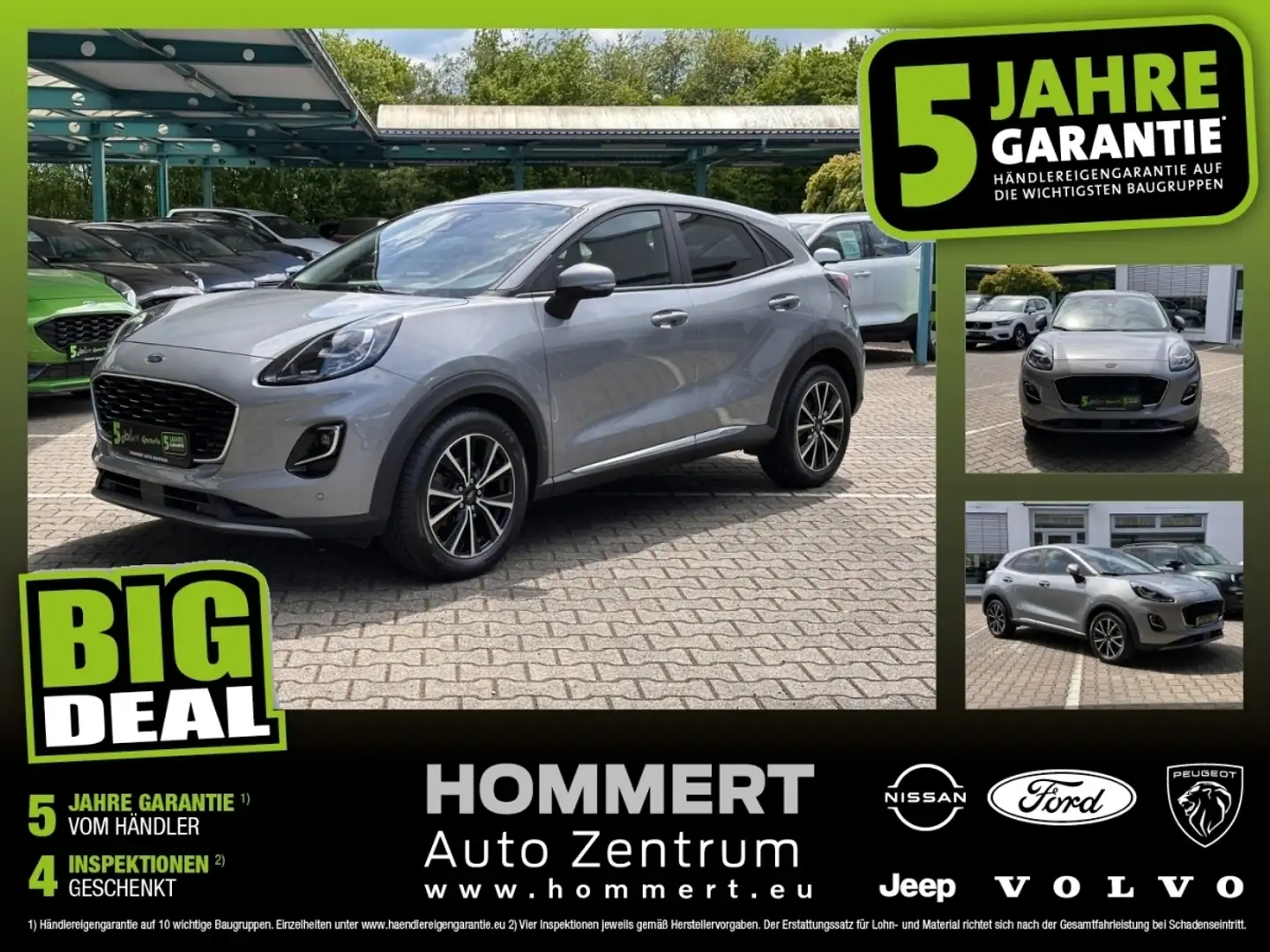 Ford Puma 1.0 EcoBoost Titanium *ACC*beh.Lenk*Navi* Argent - 1