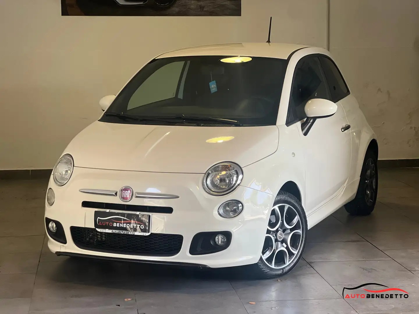 Fiat 500 500 1.3 mjt 16v S 95cv Weiß - 1