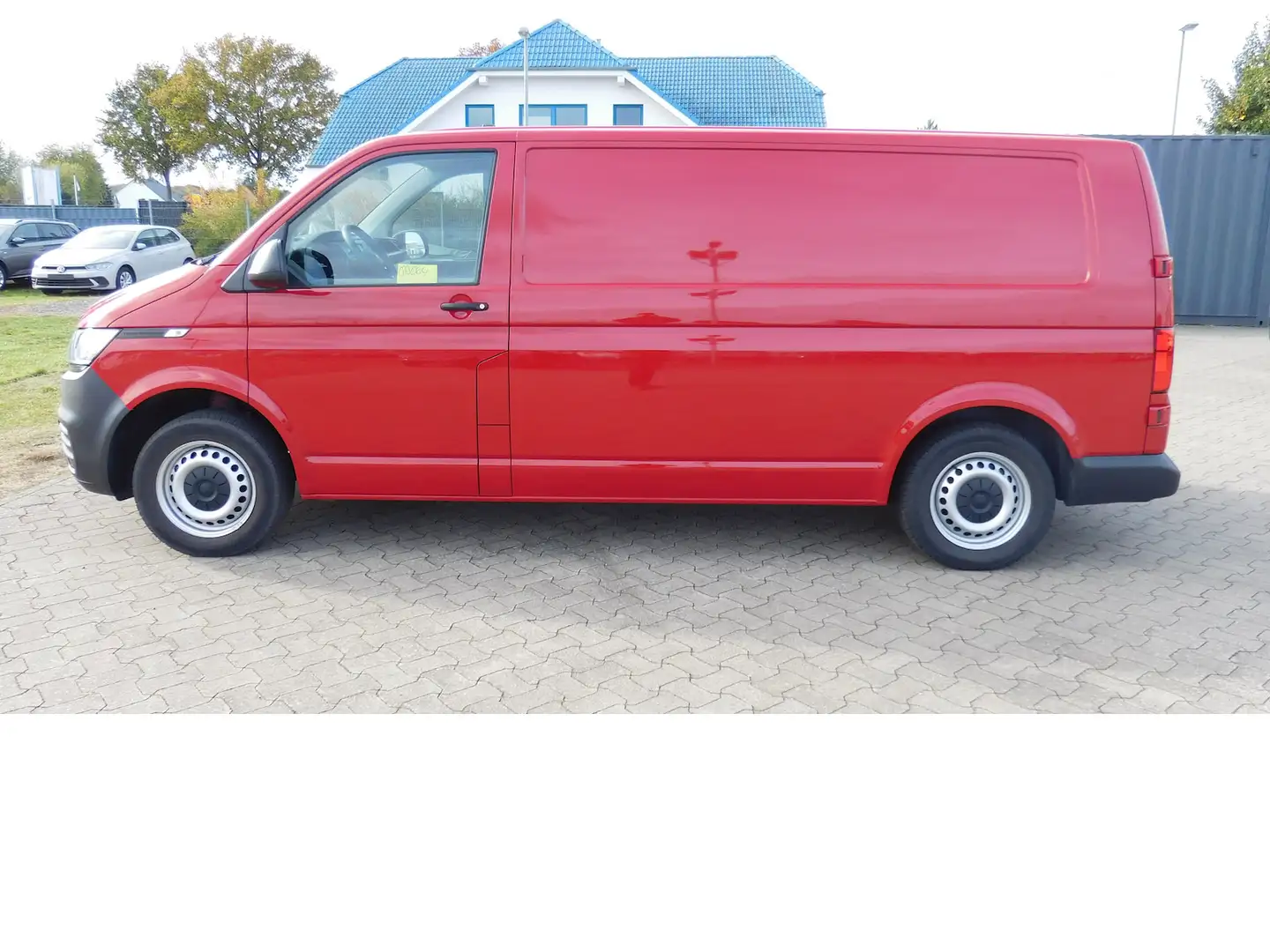 Volkswagen T6.1 Transporter Abt e- Lang Sortimo 1-Gang Rot - 1
