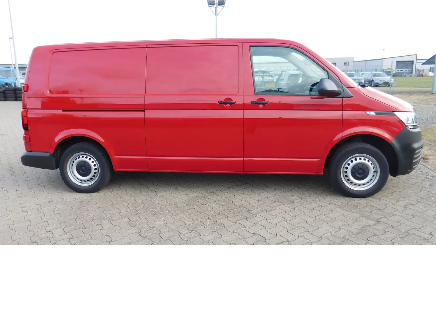 Volkswagen T6.1 Transporter Abt e- Lang Sortimo 1-Gang Rot - 2