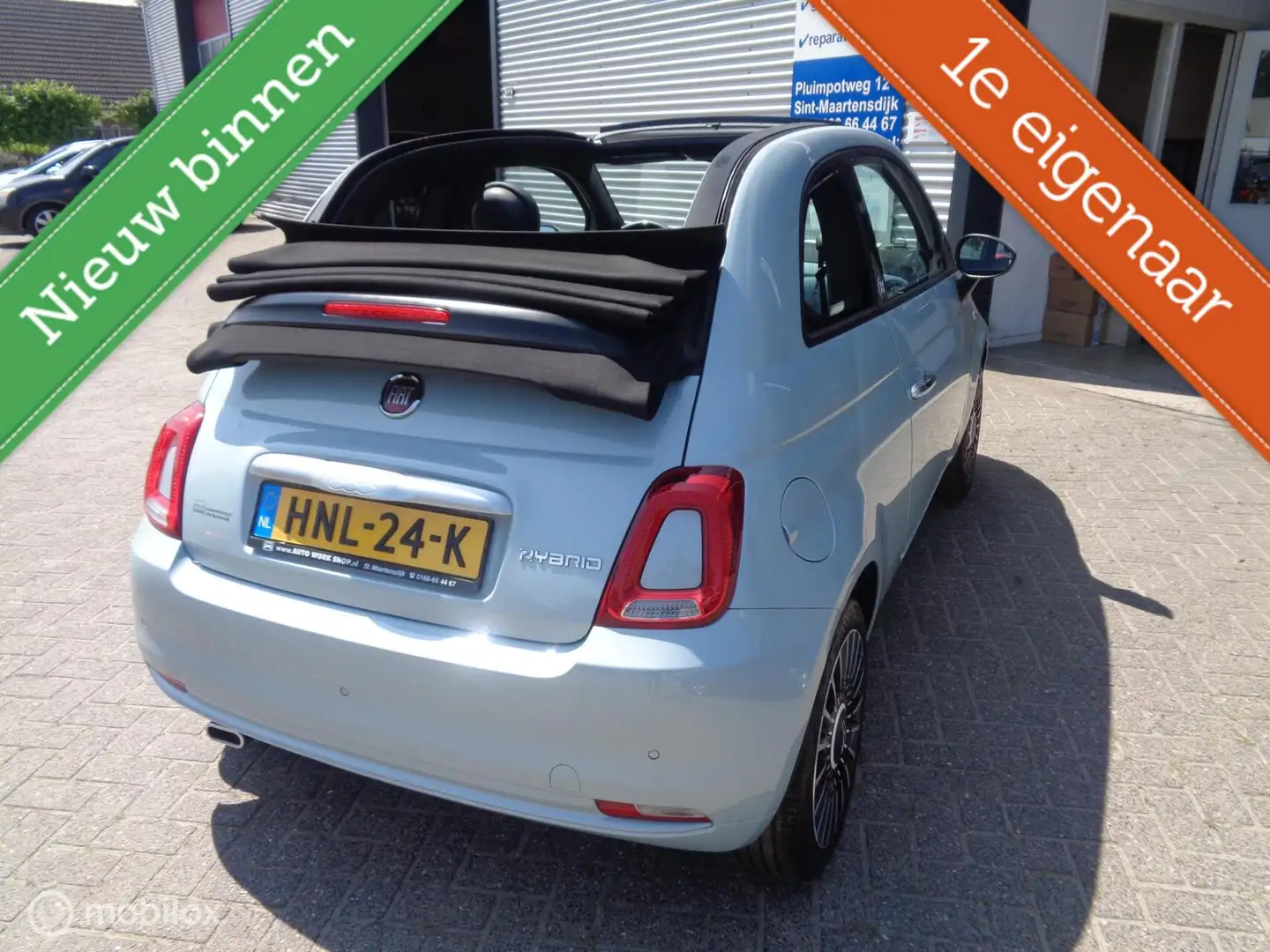 Fiat 500C 1.0 Hybrid Launch Edition/Airco/16''Lm velgen/Half Verde - 1
