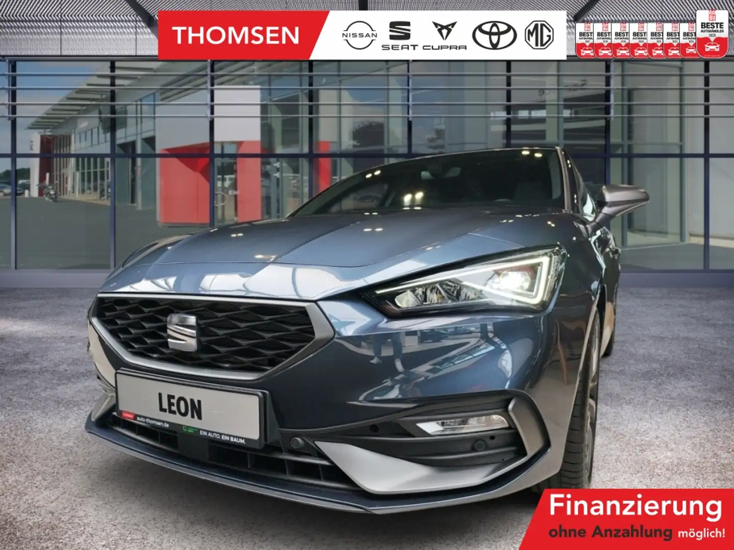 SEAT Leon 1.5 eTSI FR AHK Navi AUT Virtual Pano LED Grau - 1