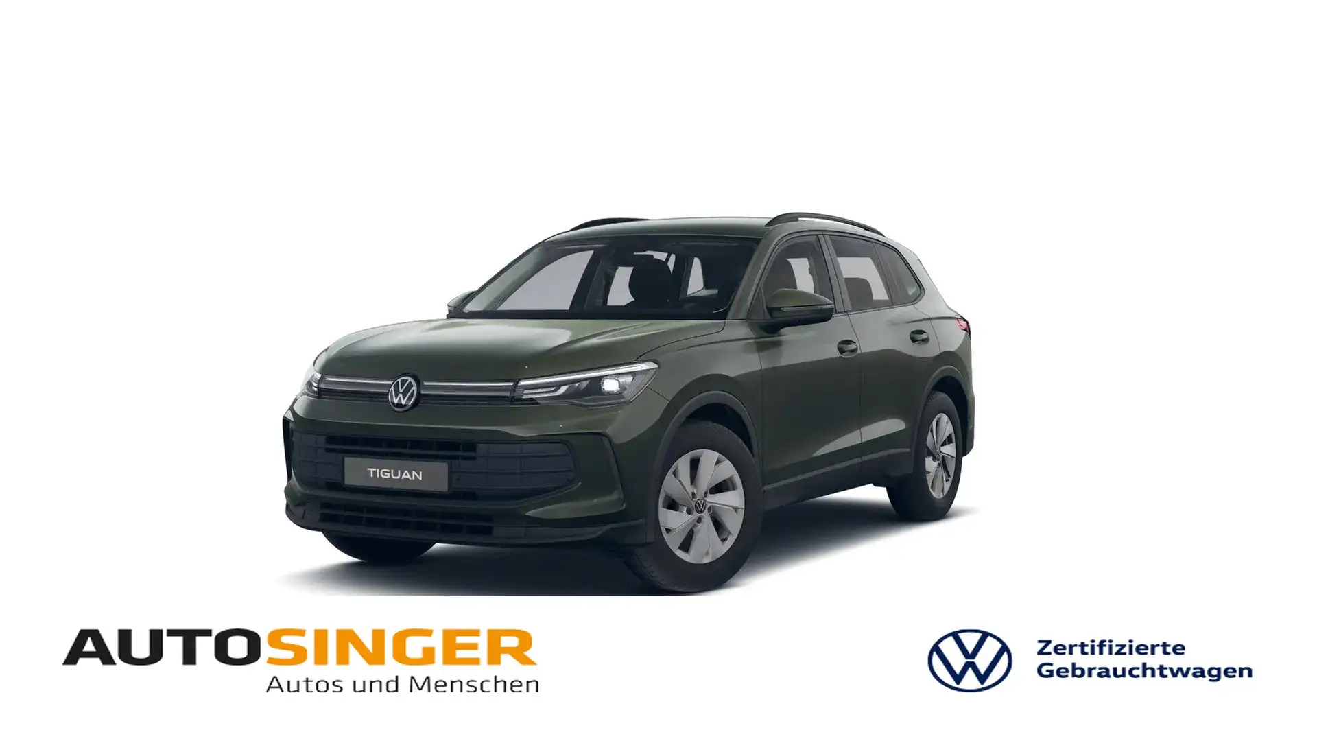 Volkswagen Tiguan 1.5 eTSI DSG *AHK*LED*NAVI*R-CAM*SHZ*TEL* Grün - 1
