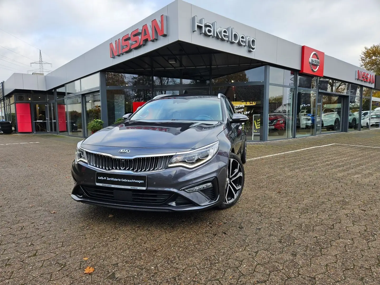 Kia Optima 1.6 CRDi DCT Spirit 19" LM, LED,Rückfahrk Grau - 2