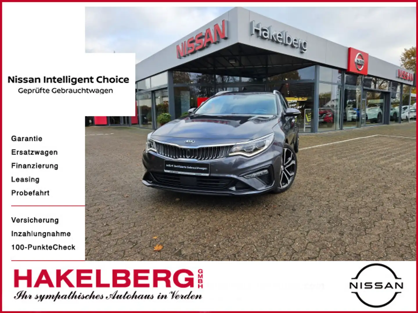 Kia Optima 1.6 CRDi DCT Spirit 19" LM, LED,Rückfahrk Grau - 1