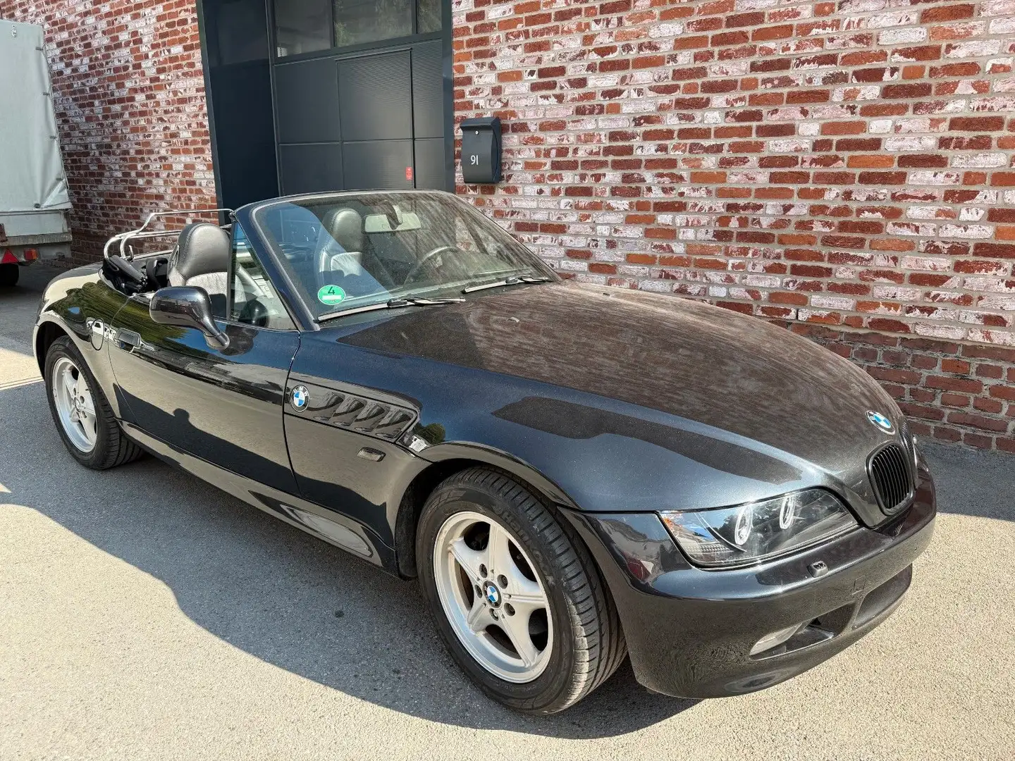 BMW Z3 Cabrio Neulack 2Hd Tüv Neu Chrom Angel Eyes Noir - 1