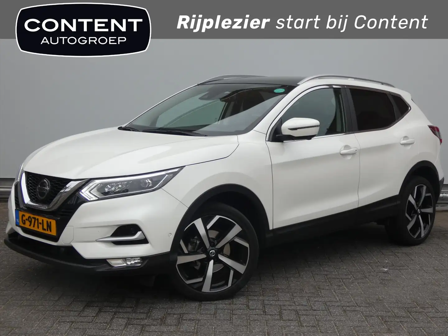 Nissan Qashqai 1.3 DIG-T 140pk Tekna Wit - 1
