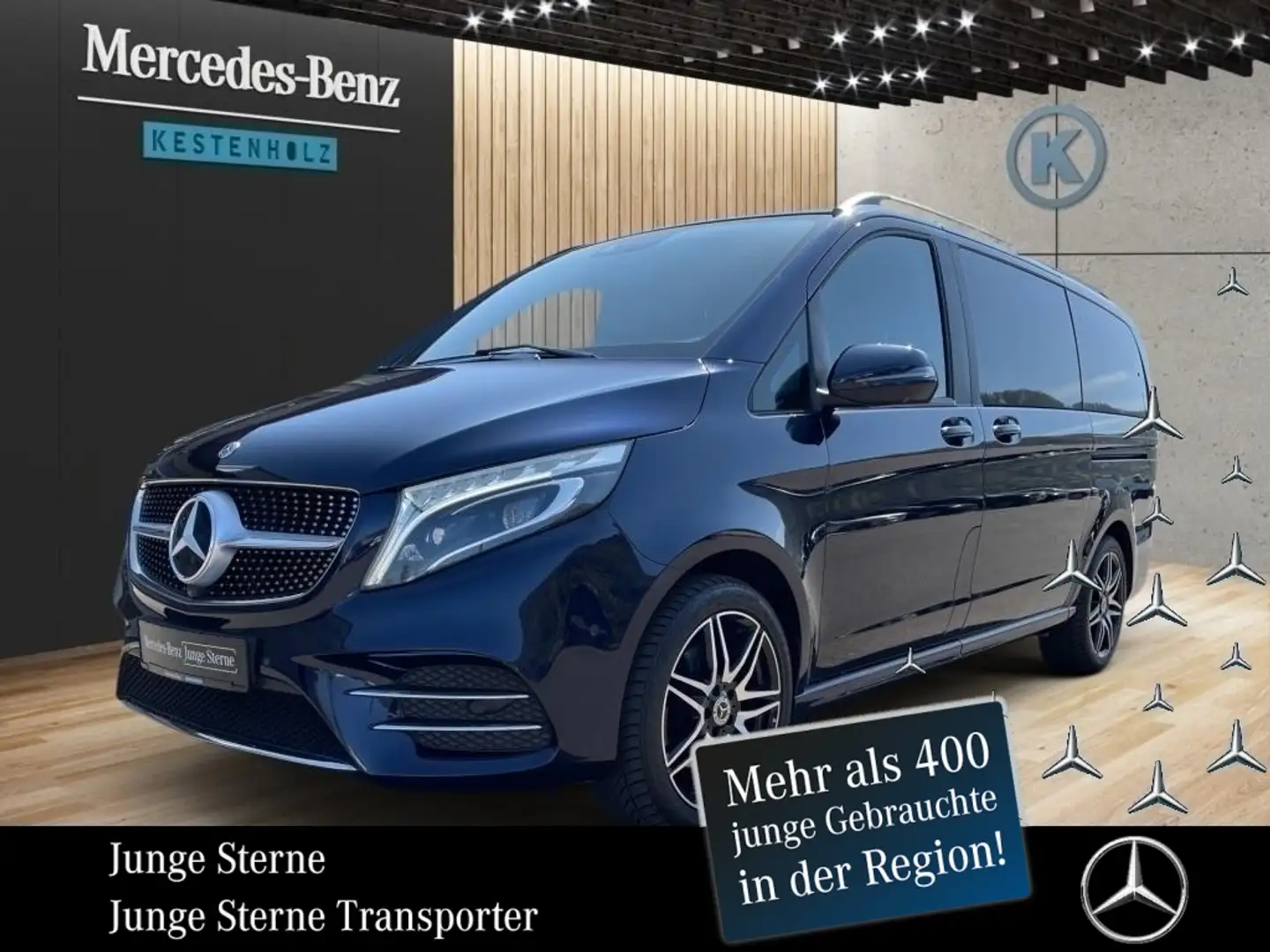 Mercedes-Benz V 300 d 4M AVANTGARDE EDITION Lang AMG*DISTR*360 Blu/Azzurro - 1
