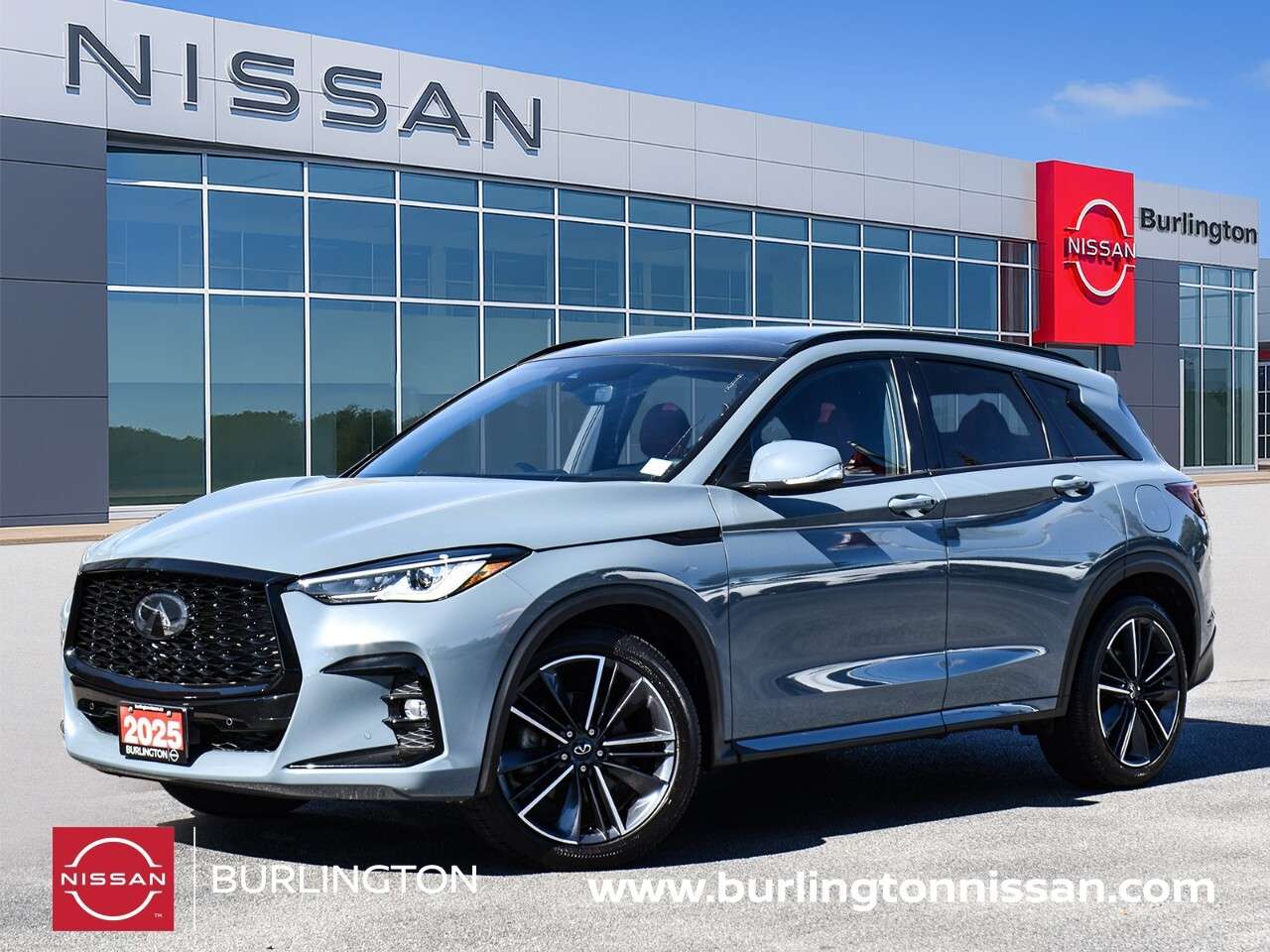 2025 Infiniti QX50 EXECUTIVE DEMO, RED LEATHER, BOSE AUDIO