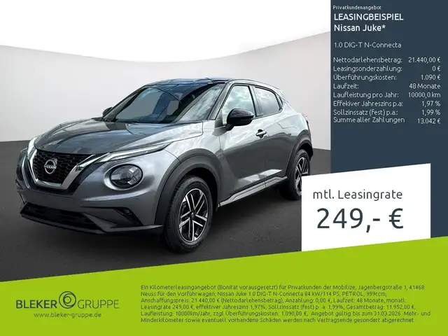 Nissan Juke 1.0 DIG-T N-Connecta