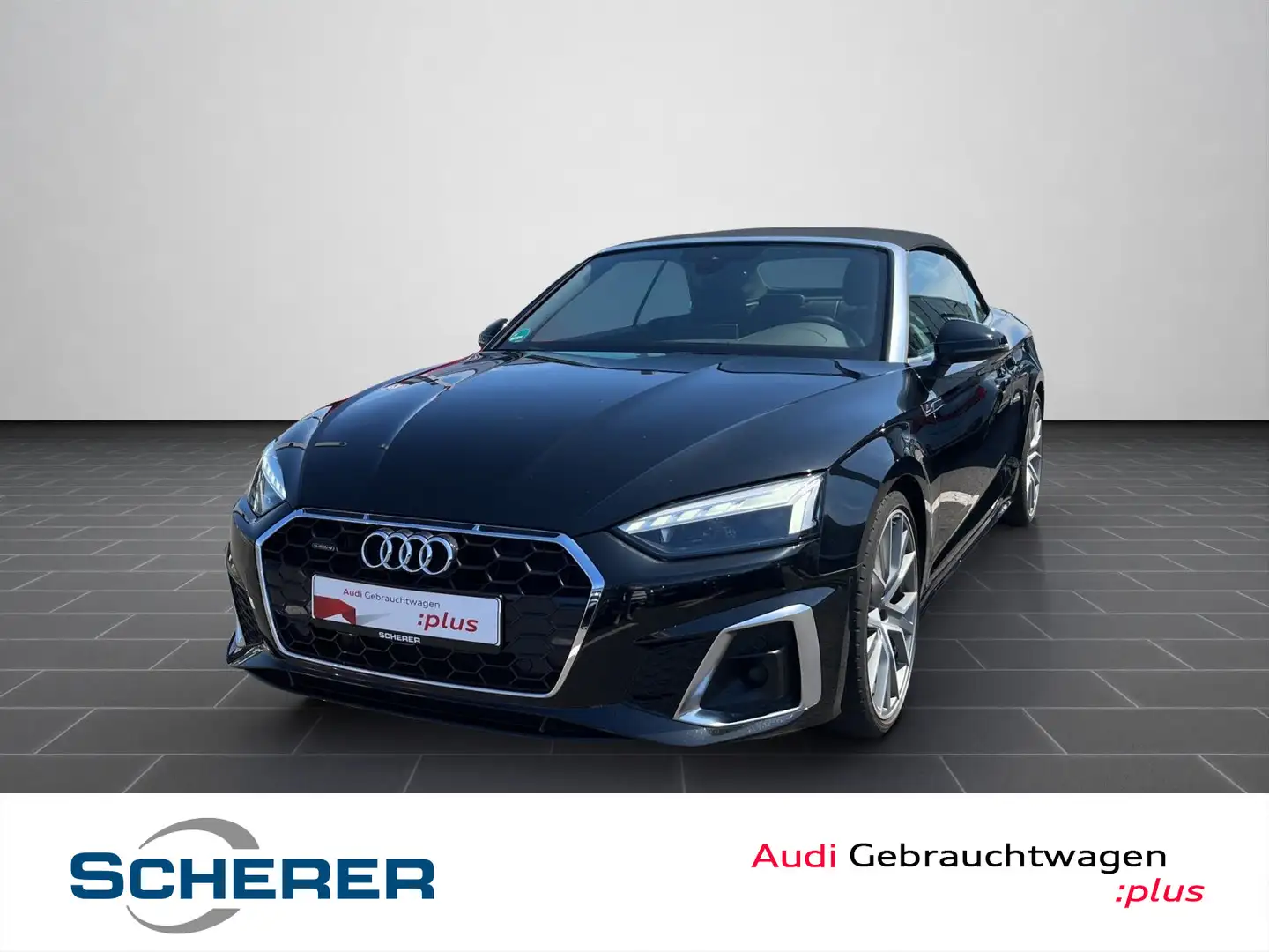 Audi A5 40 TDI S line quat./S tro. AHK/Matr Schwarz - 1