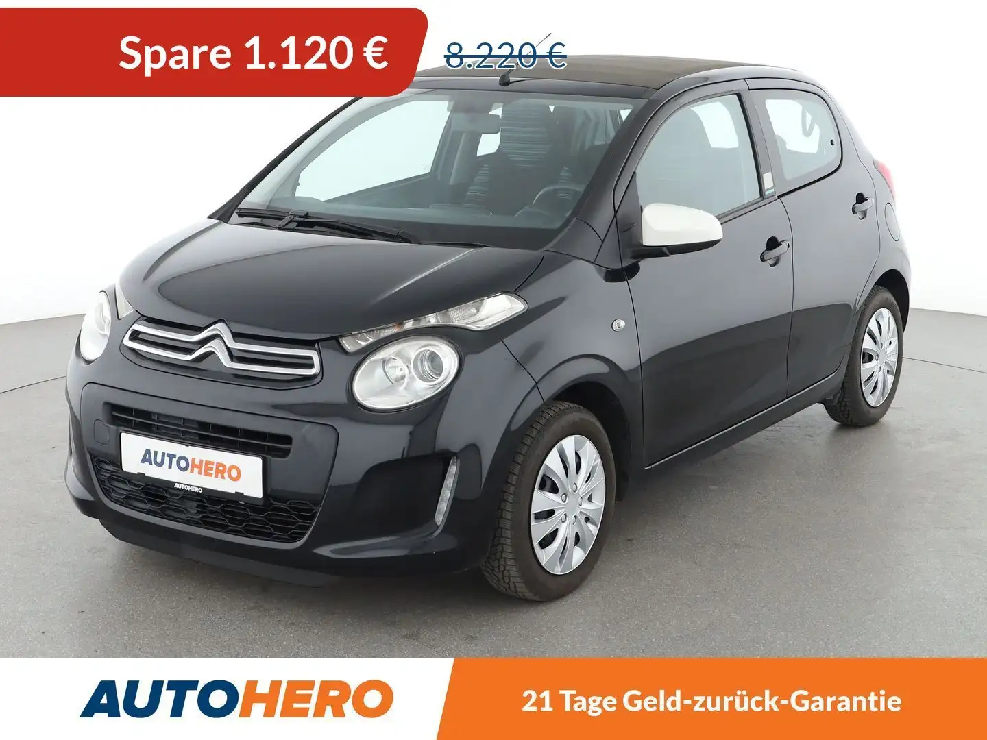 Citroen C1 1.0 VTi Selection*TEMPO*SHZ*KLIMA*GARANTIE* Schwarz - 1