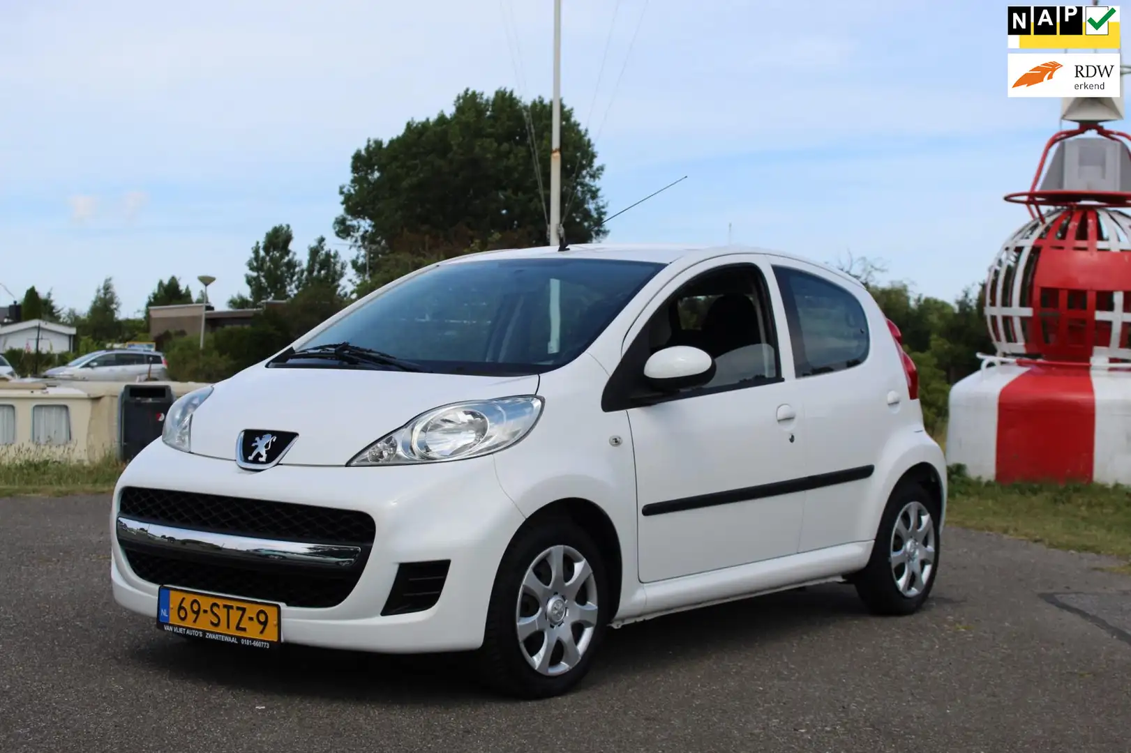 Peugeot 107 1.0-12V XS *1e EIG! *Airco *Elek Ramen Wit - 1