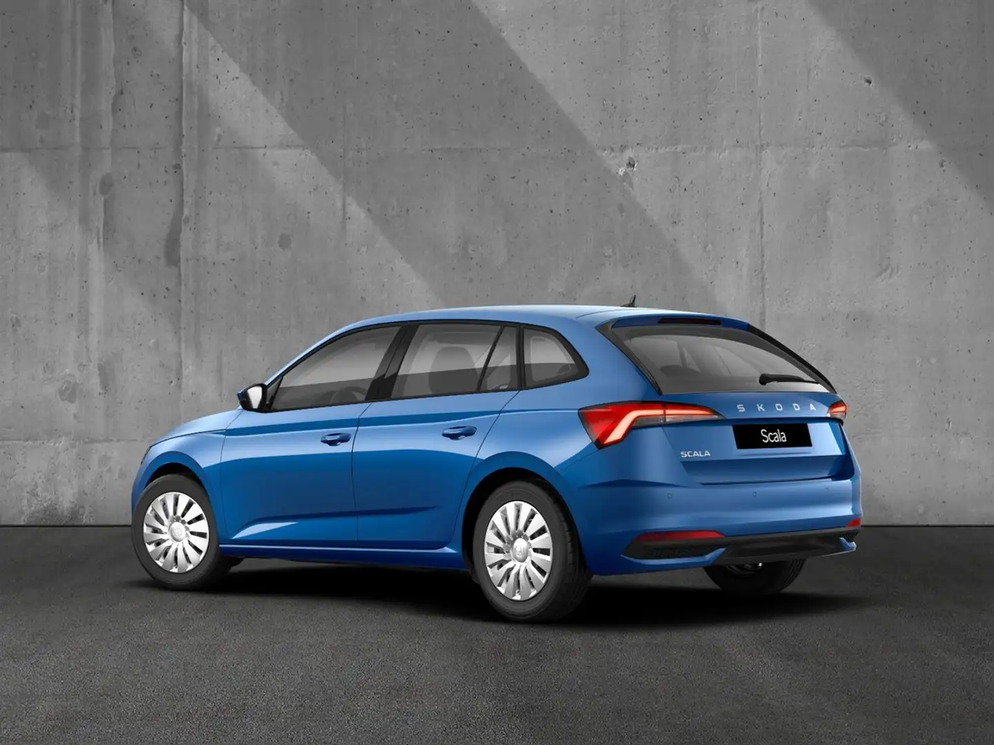Skoda Scala 1.0 TSI ESSENCE *LED*PDC*KLIMA* Klima Bleu - 2