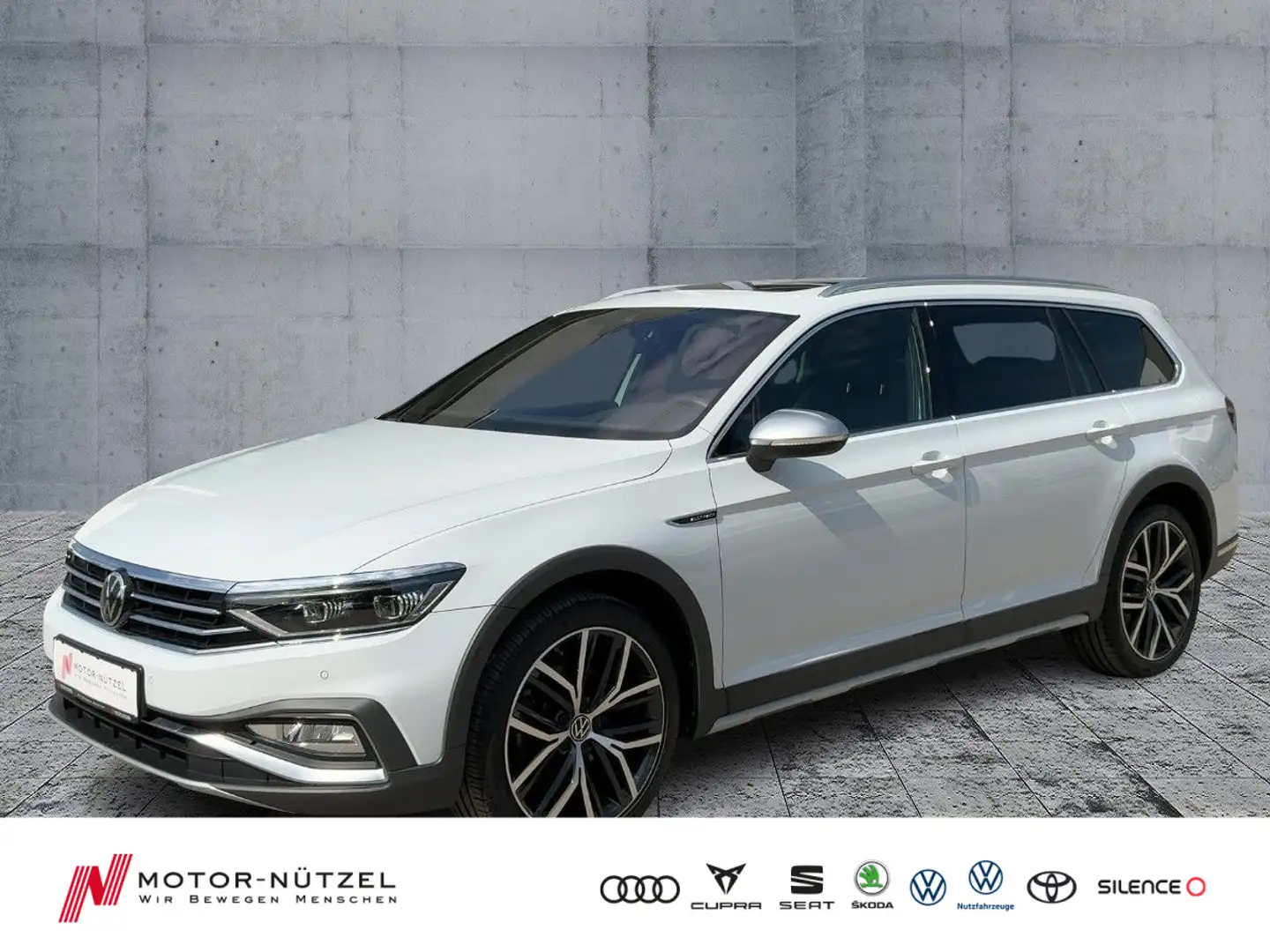 Volkswagen Passat Alltrack 2.0 TDI 4M DSG IQ.LIGHT+NAV+PANO Blanc - 1