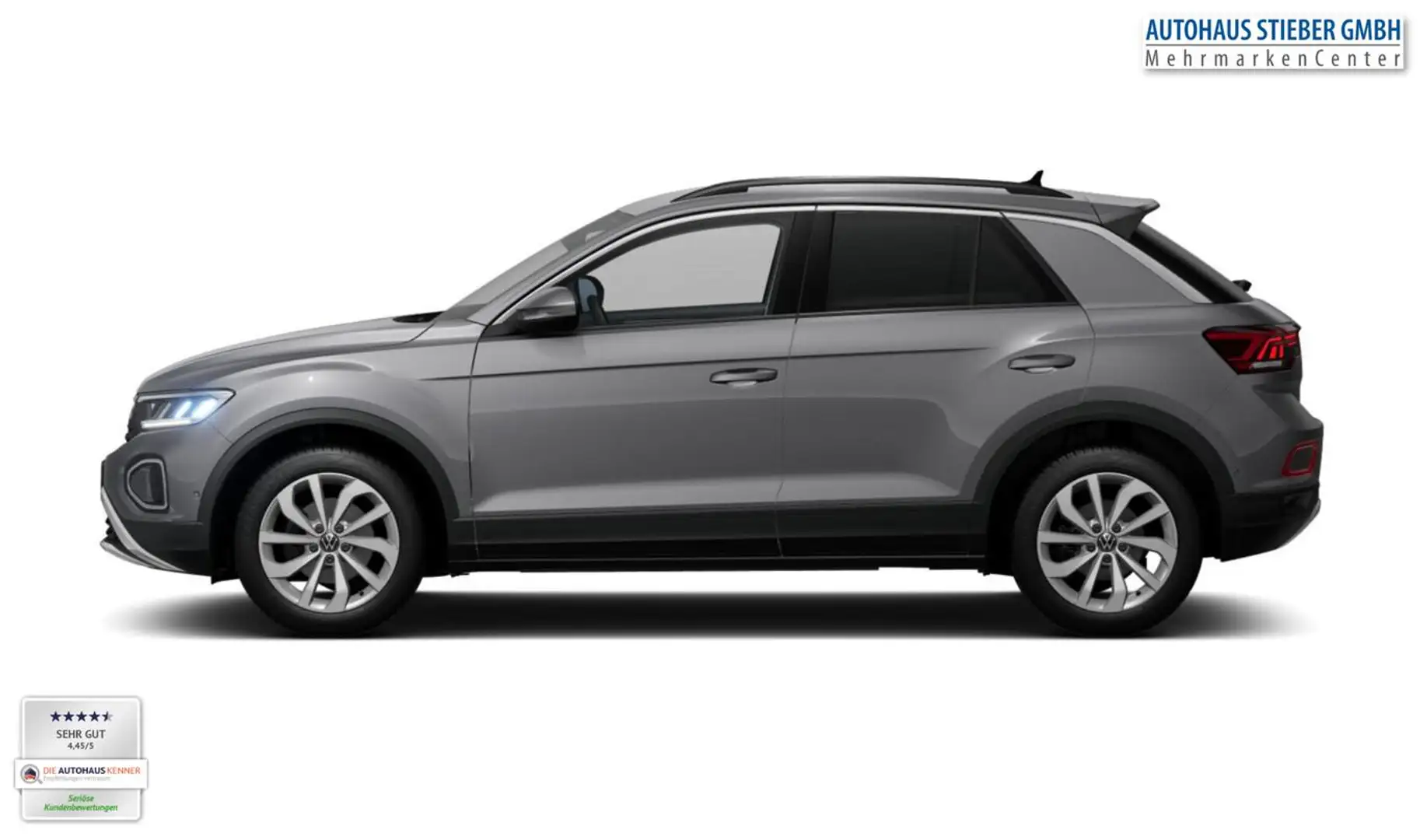 Volkswagen T-Roc 1.5 TSI 150 DSG R2D Keyl Kam SHZ 17Z PrivG 110 ... Grau - 2